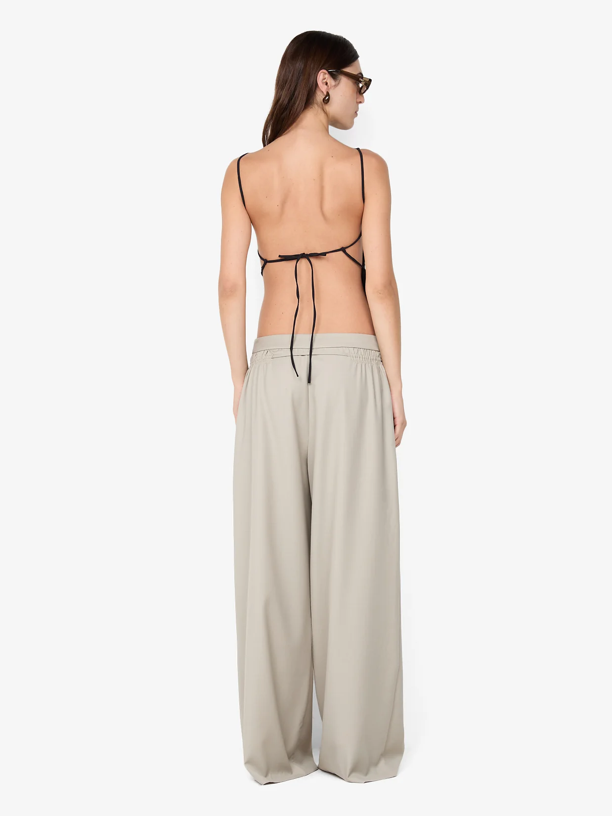 ALLIRA TIE TOP - BLACK - Image 2