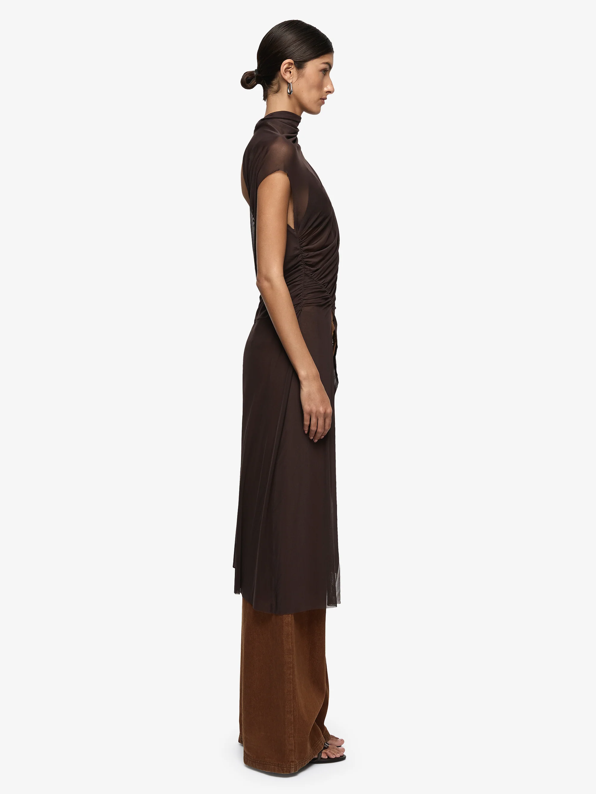 ANISTA DENIM PANT - COGNAC - Image 4
