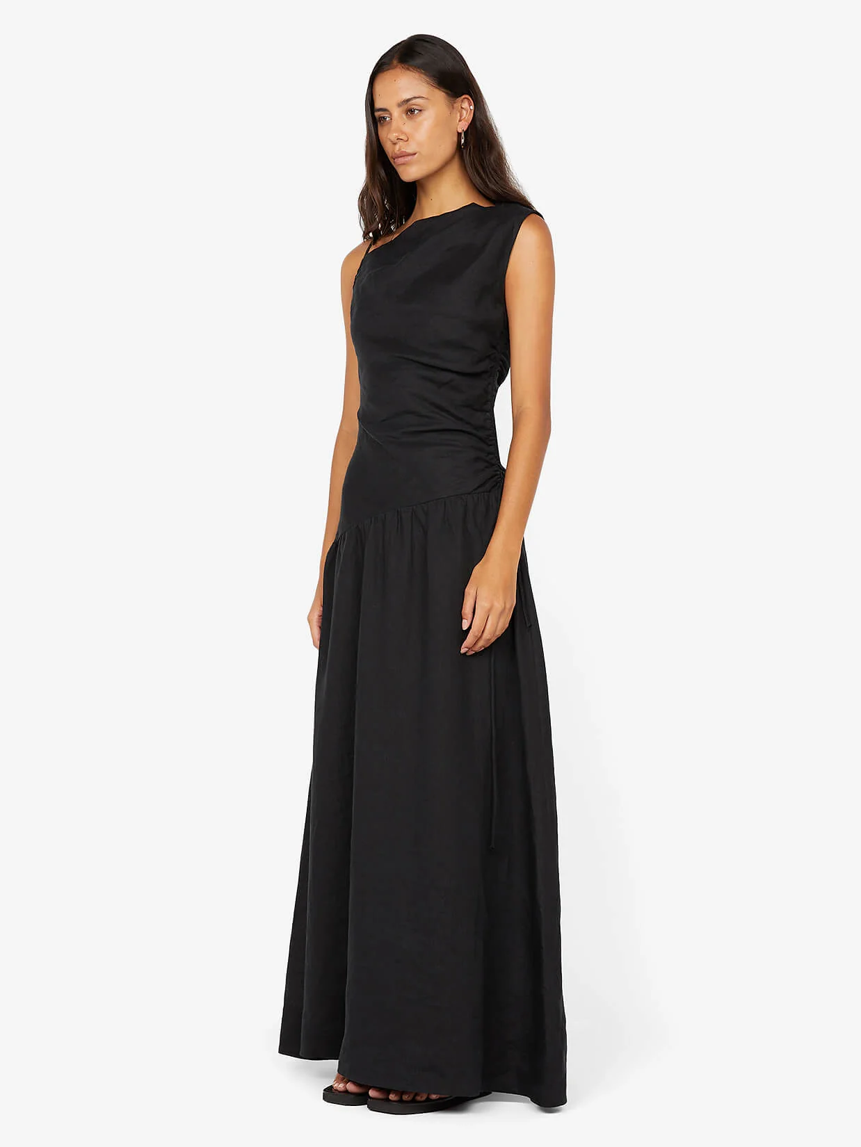 AUBREE MAXI DRESS - BLACK - Image 2