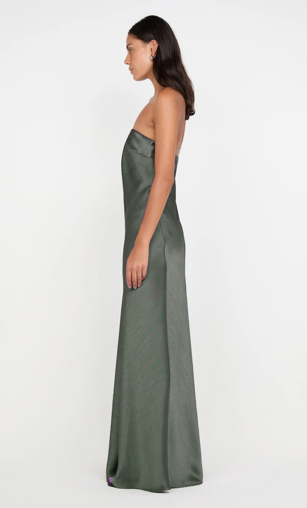 AUSTEN STRAPLESS MAXI DRESS - DARK WILLOW - Image 4