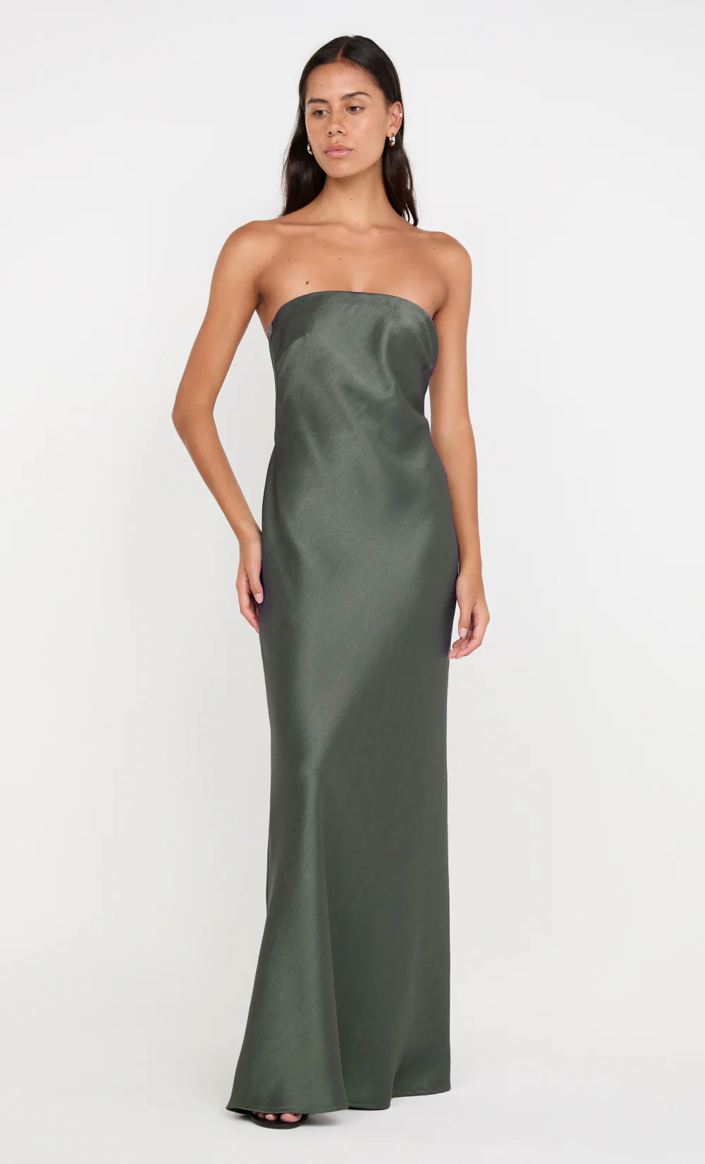 AUSTEN STRAPLESS MAXI DRESS - DARK WILLOW - Image 5