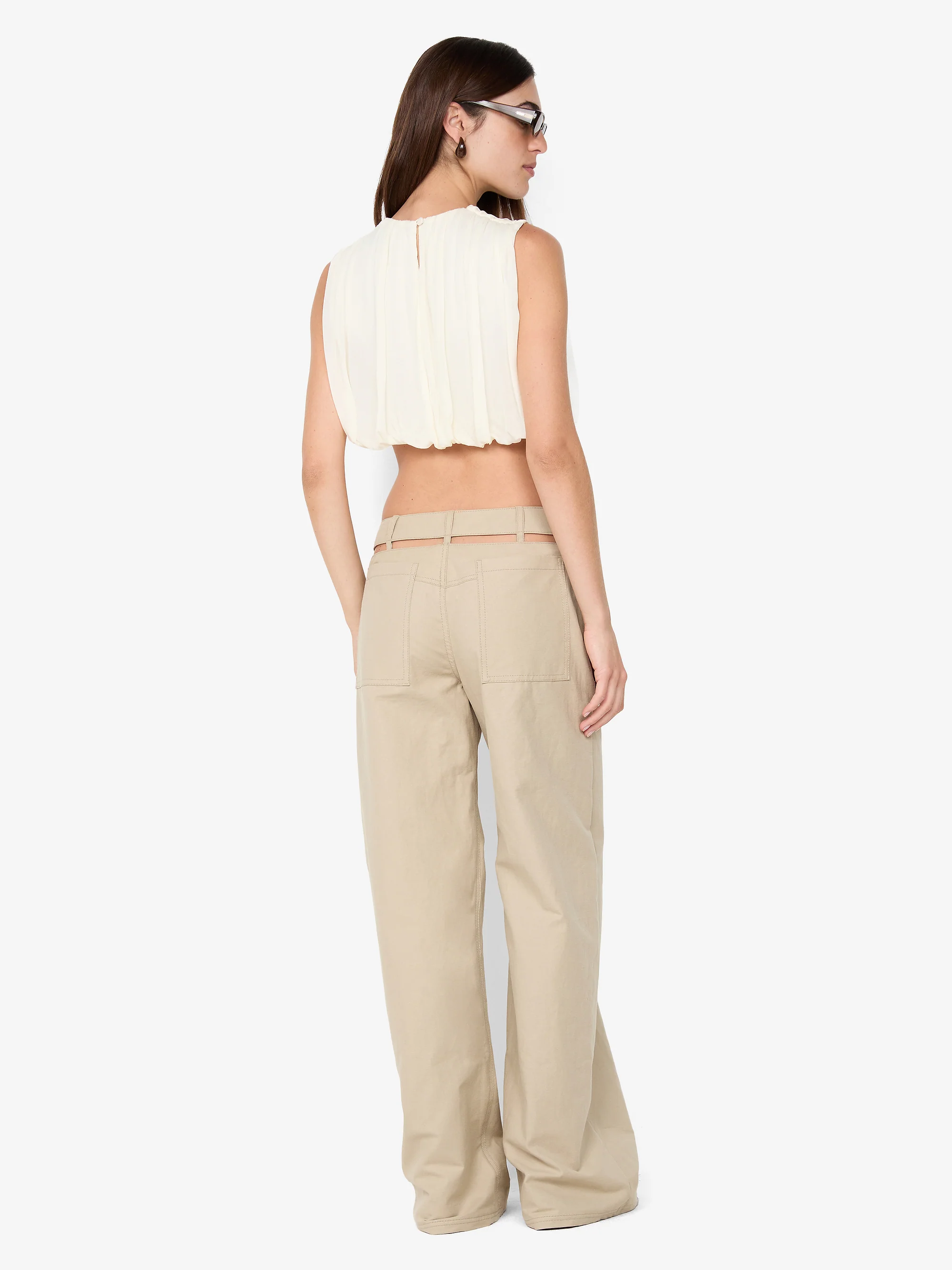 AZULA WIDE LEG PANT - STONE/GREY - Image 3