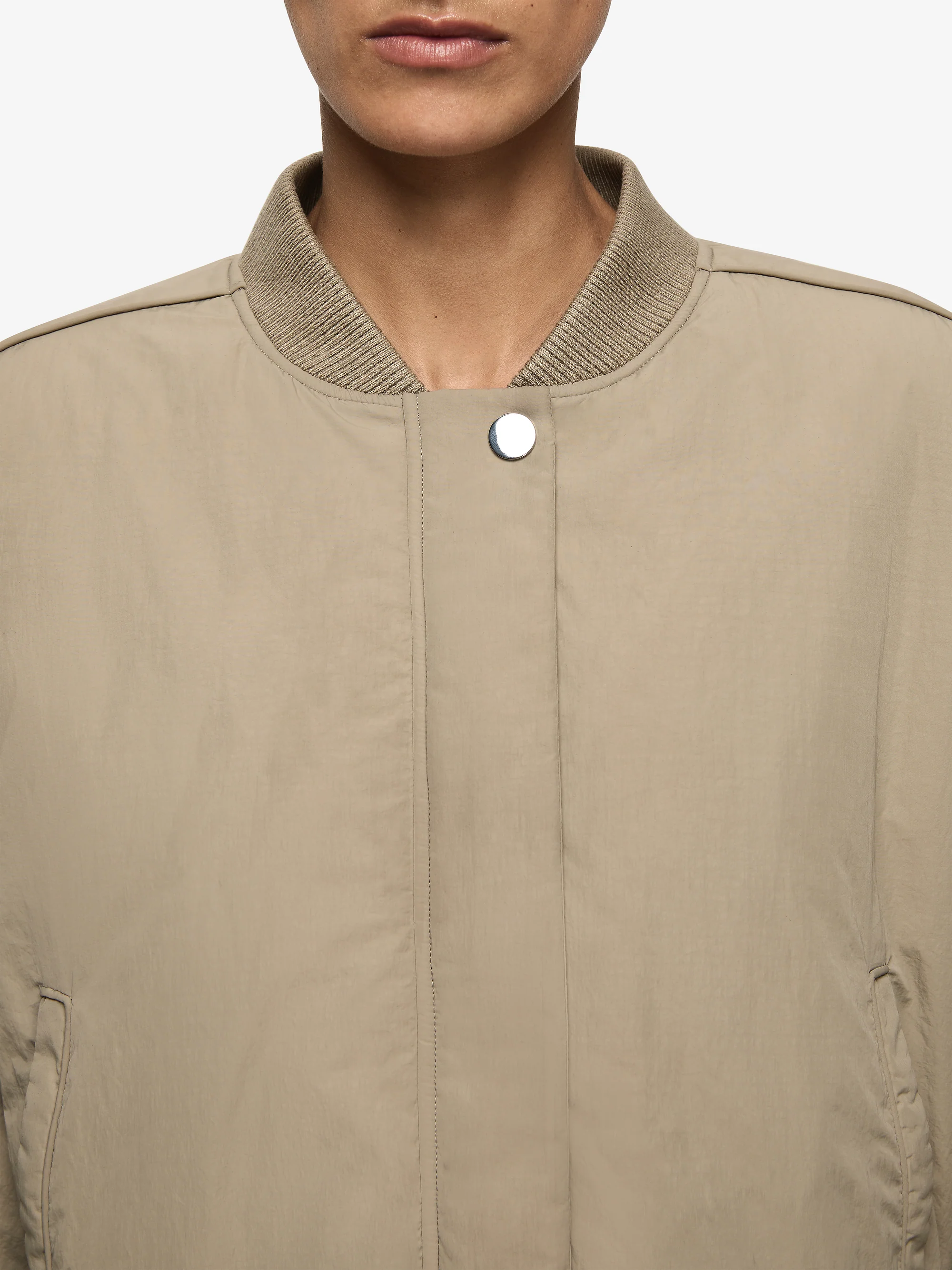 BASTIEN BOMBER JACKET - TAUPE - Image 3