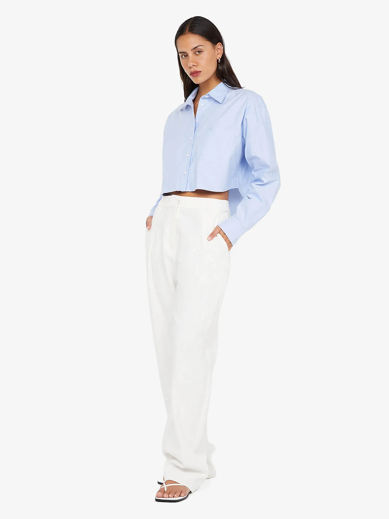 VERA SHIRT - CHAMBRAY BLUE - Image 2