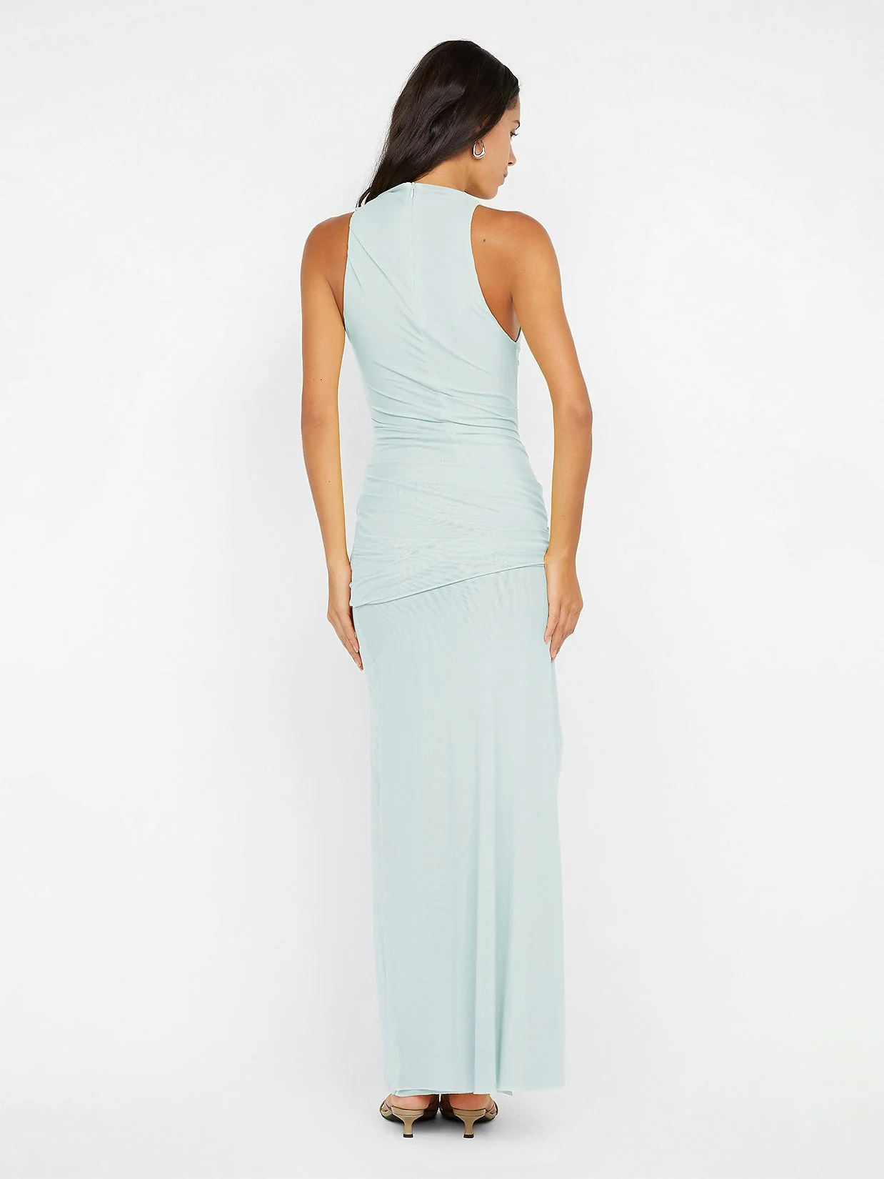 BLAINE DRAPE MAXI DRESS - SPEARMINT - Image 2