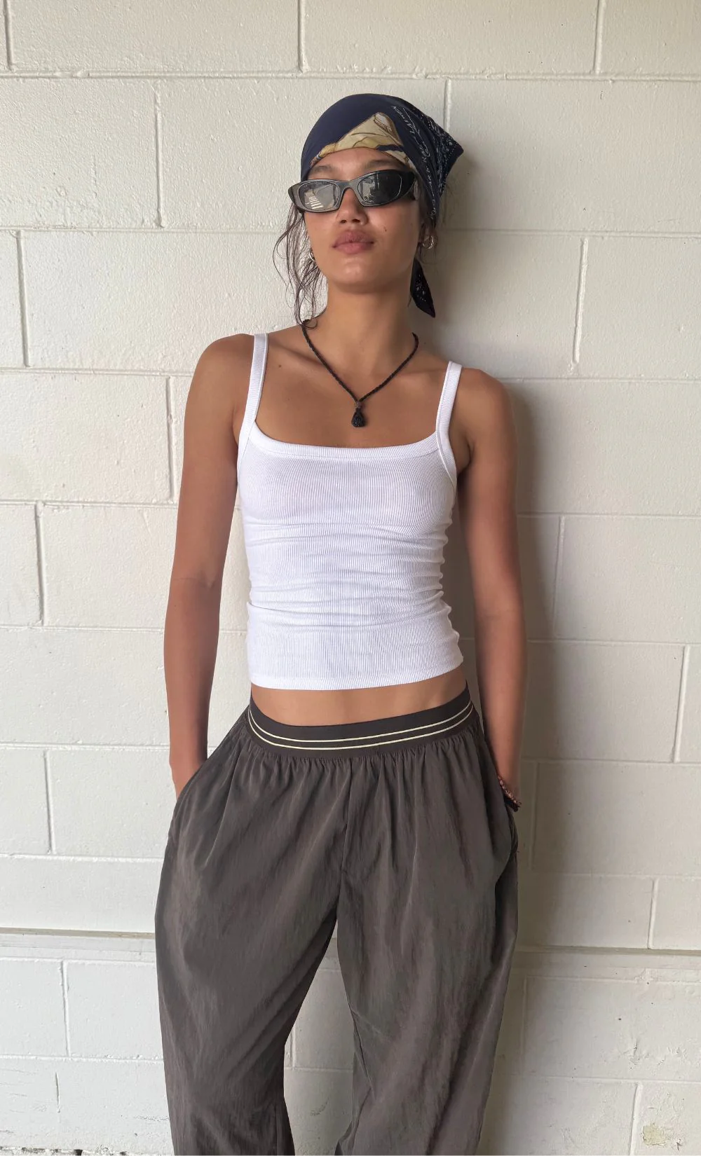 JERRI WIDE LEG PANT - CHOCOLATE - Image 2