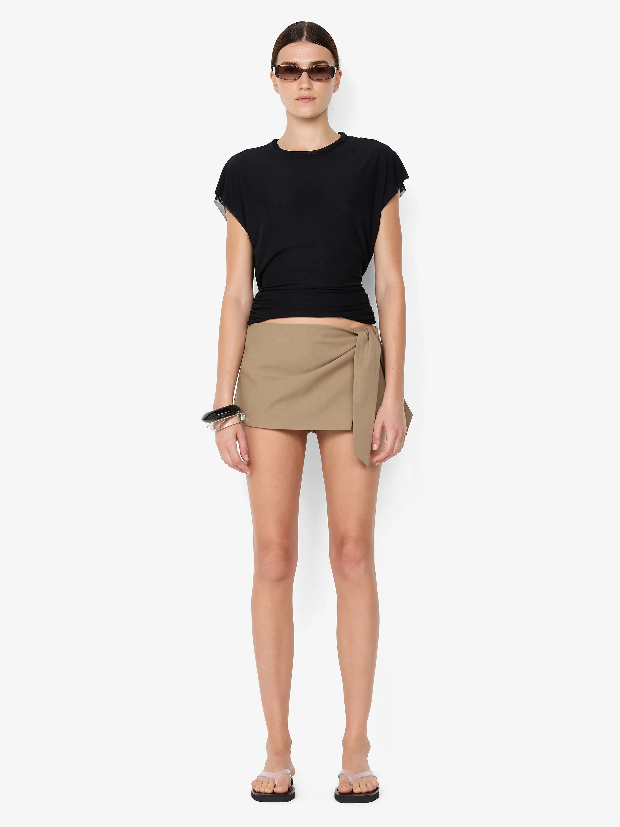 BOWEN SKORT - OLIVE