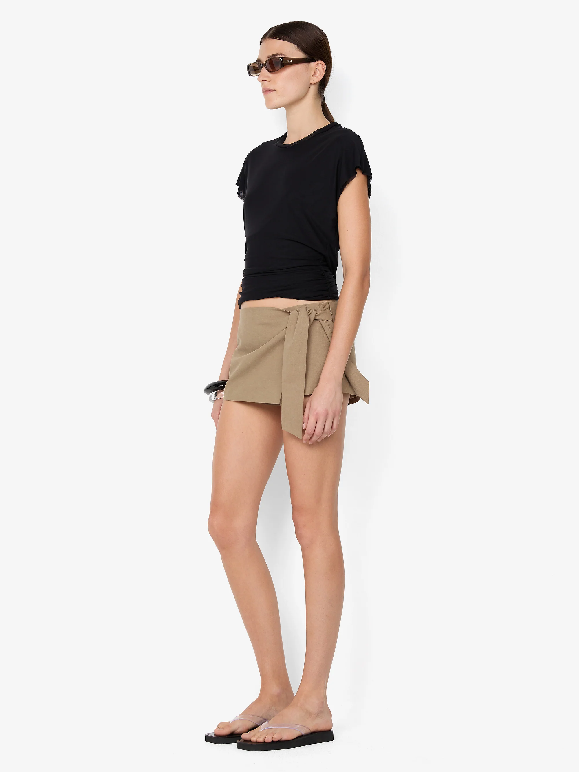 BOWEN SKORT - OLIVE - Image 2