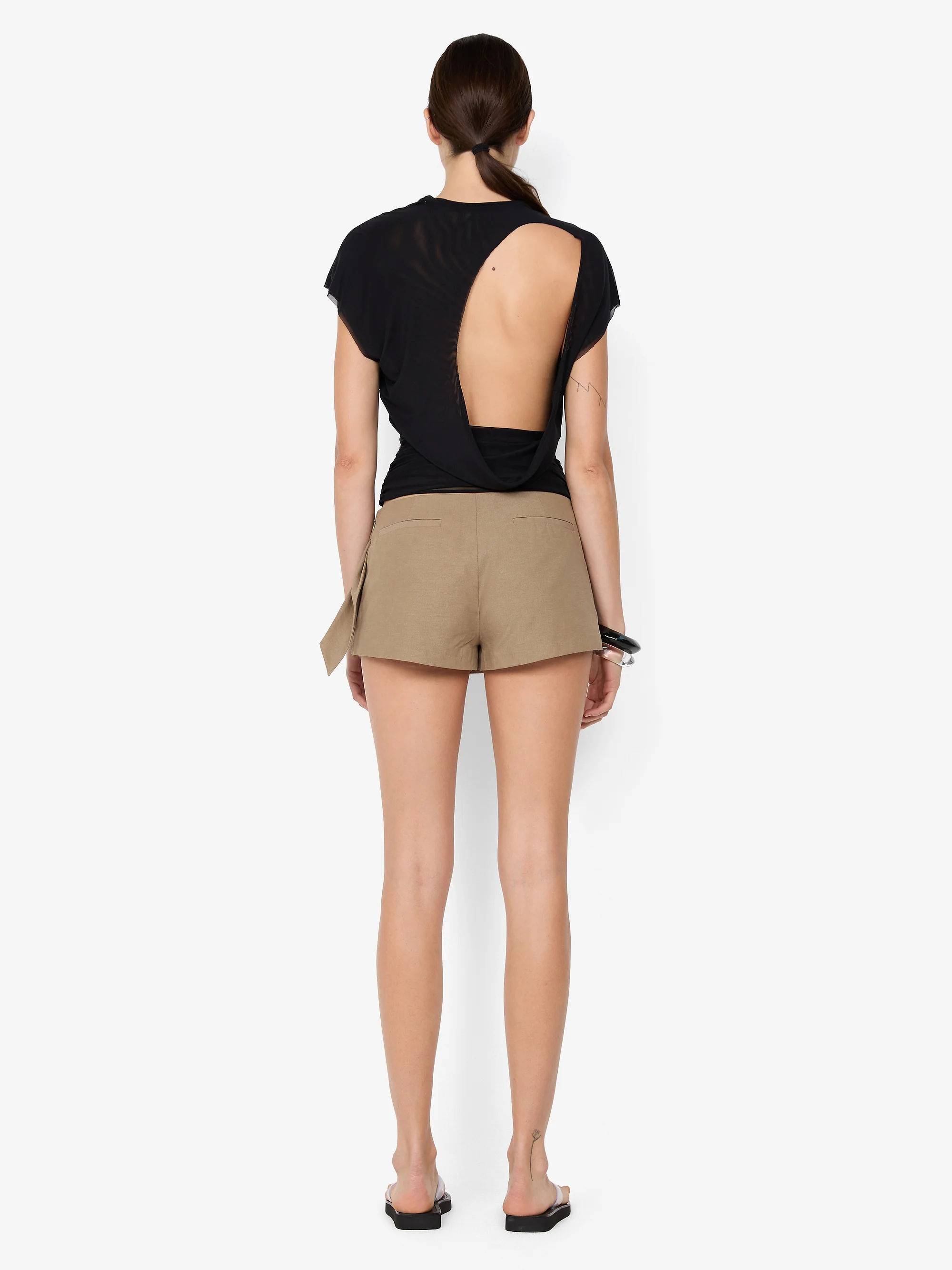 BOWEN SKORT - OLIVE - Image 4