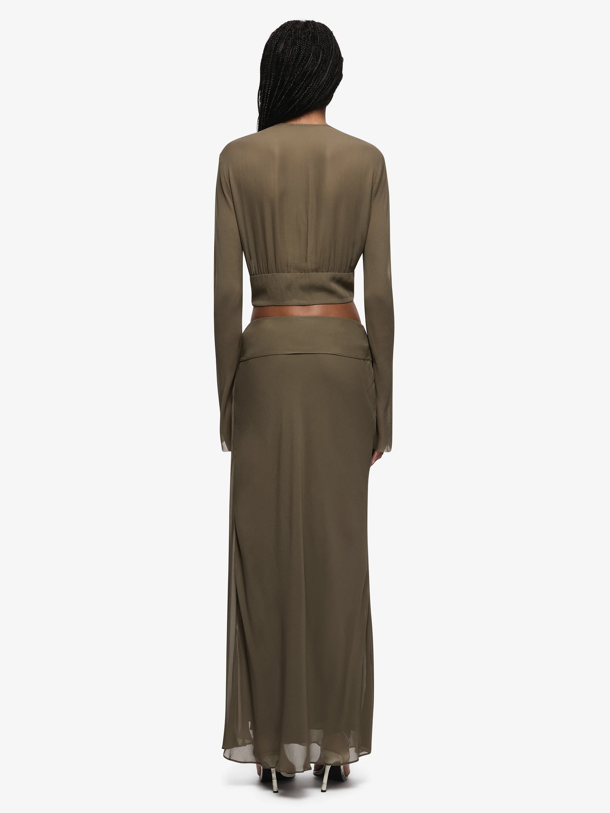 BRIYA MAXI SKIRT - TWIG - Image 4