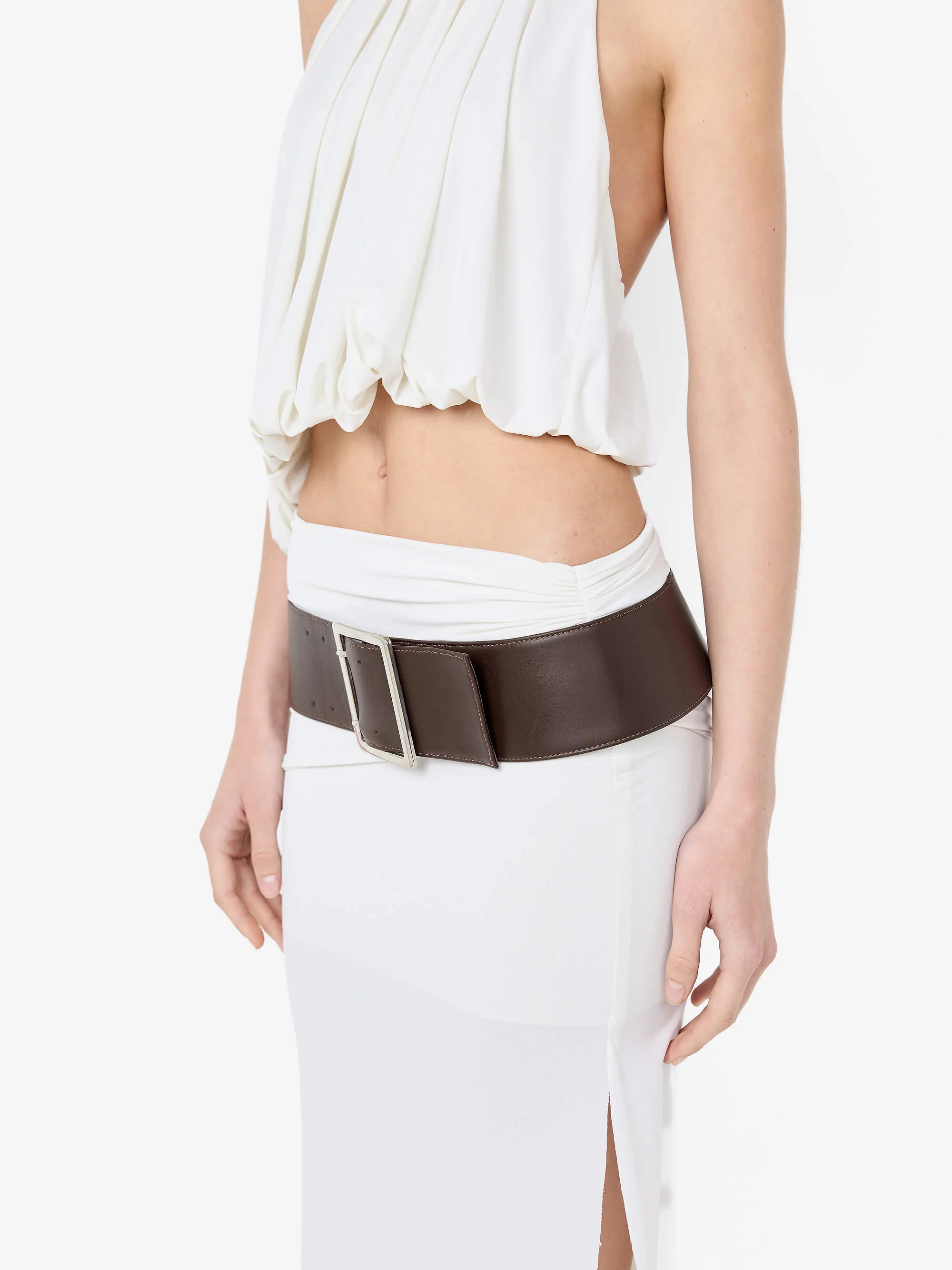 CADENCE RACER MAXI DRESS - SNOW - Image 3