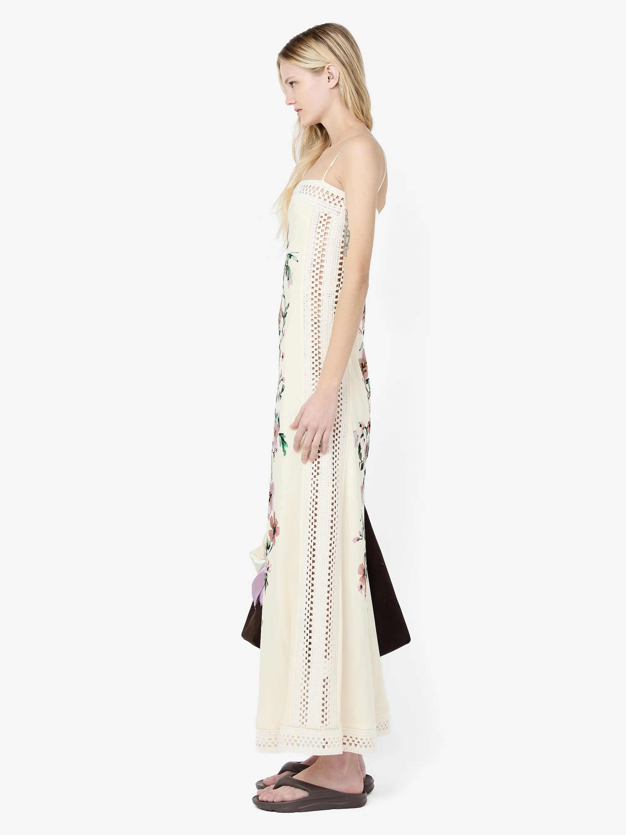 CAMELIA MAXI DRESS - CREAM GARDENIA FLORAL - Image 5