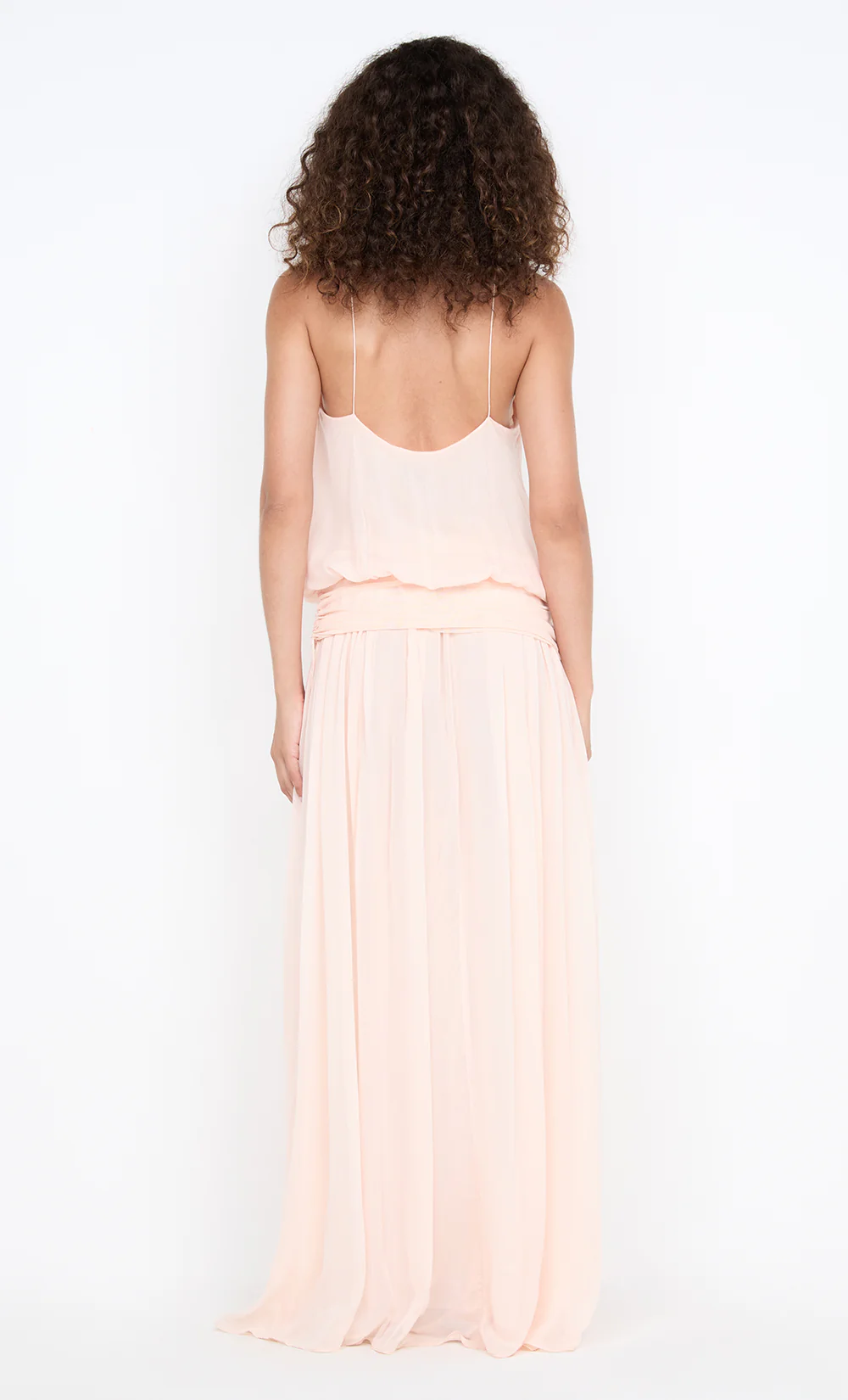 CAMILLE BLOUSON DRESS - PEACH - Image 6