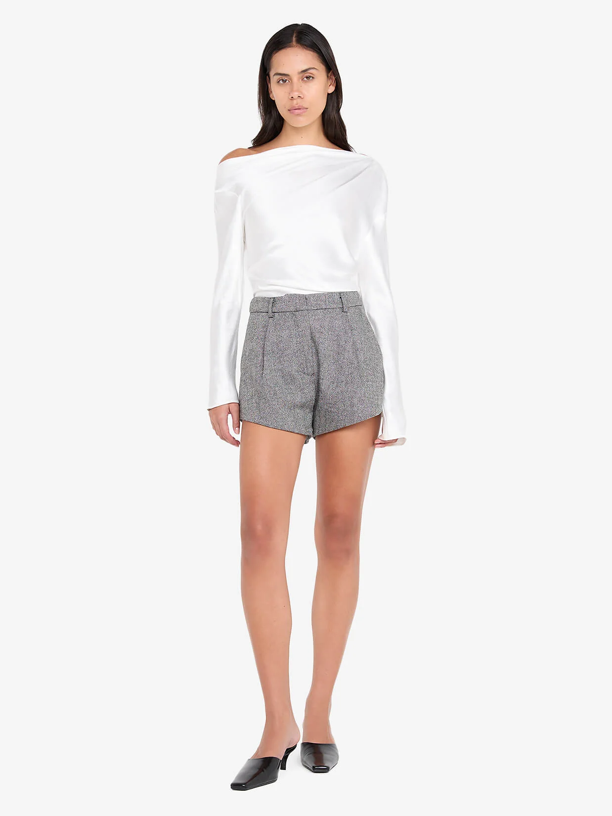 CARMELA ASYM TOP - IVORY