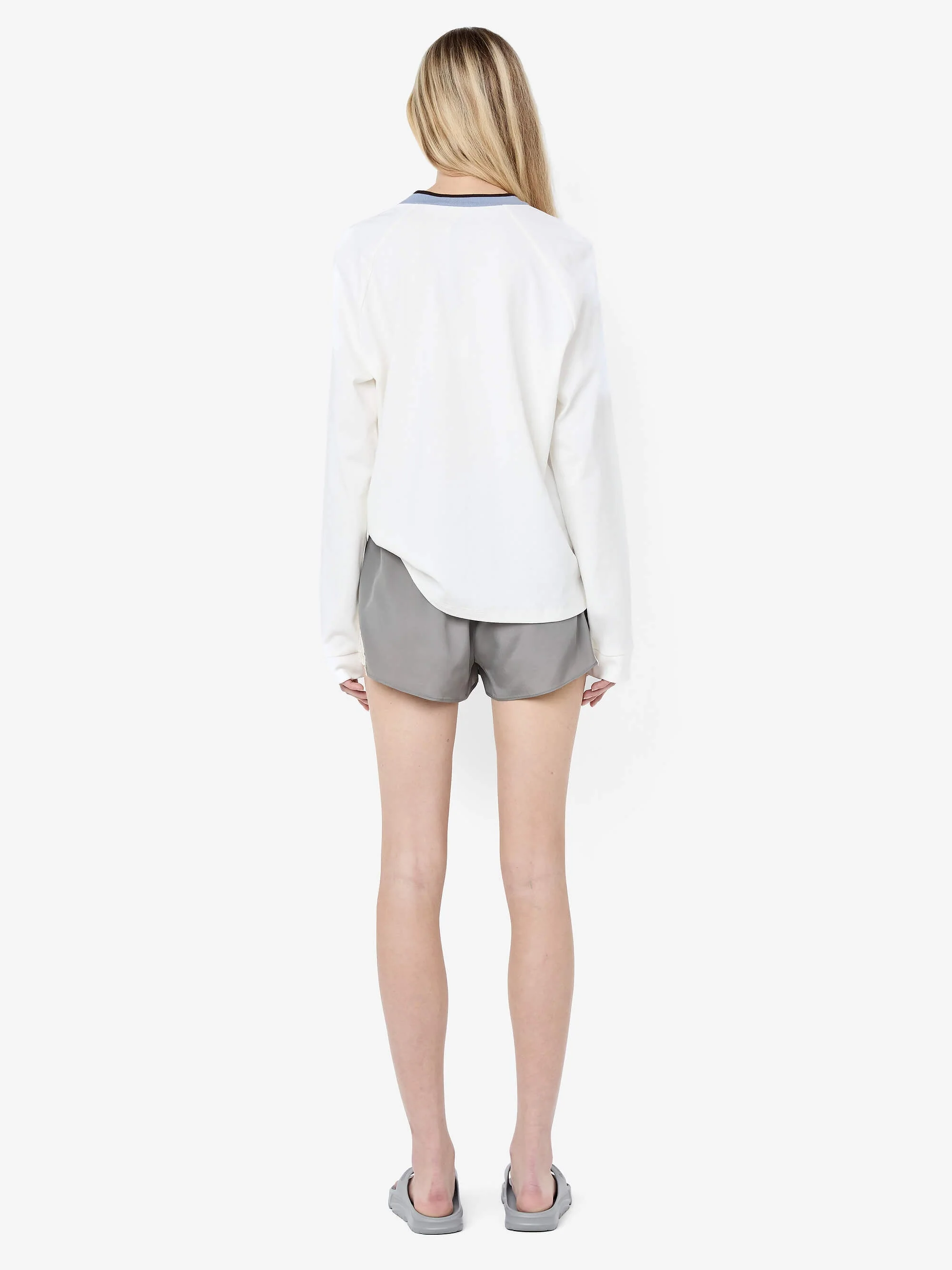 CHATEAU SHORT - SLATE GREY/IVORY - Image 4