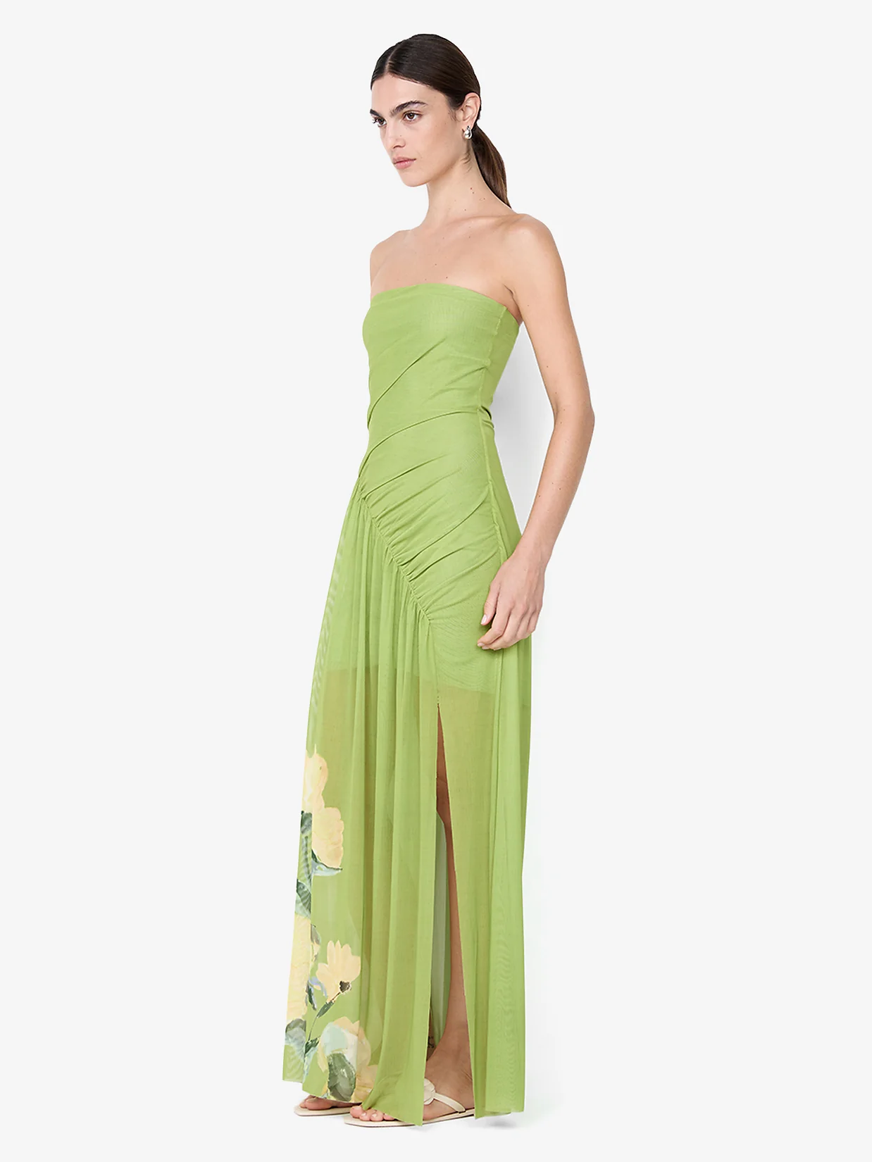 CITRINA STRAPLESS DRESS - ANIYA FLORAL - Image 2