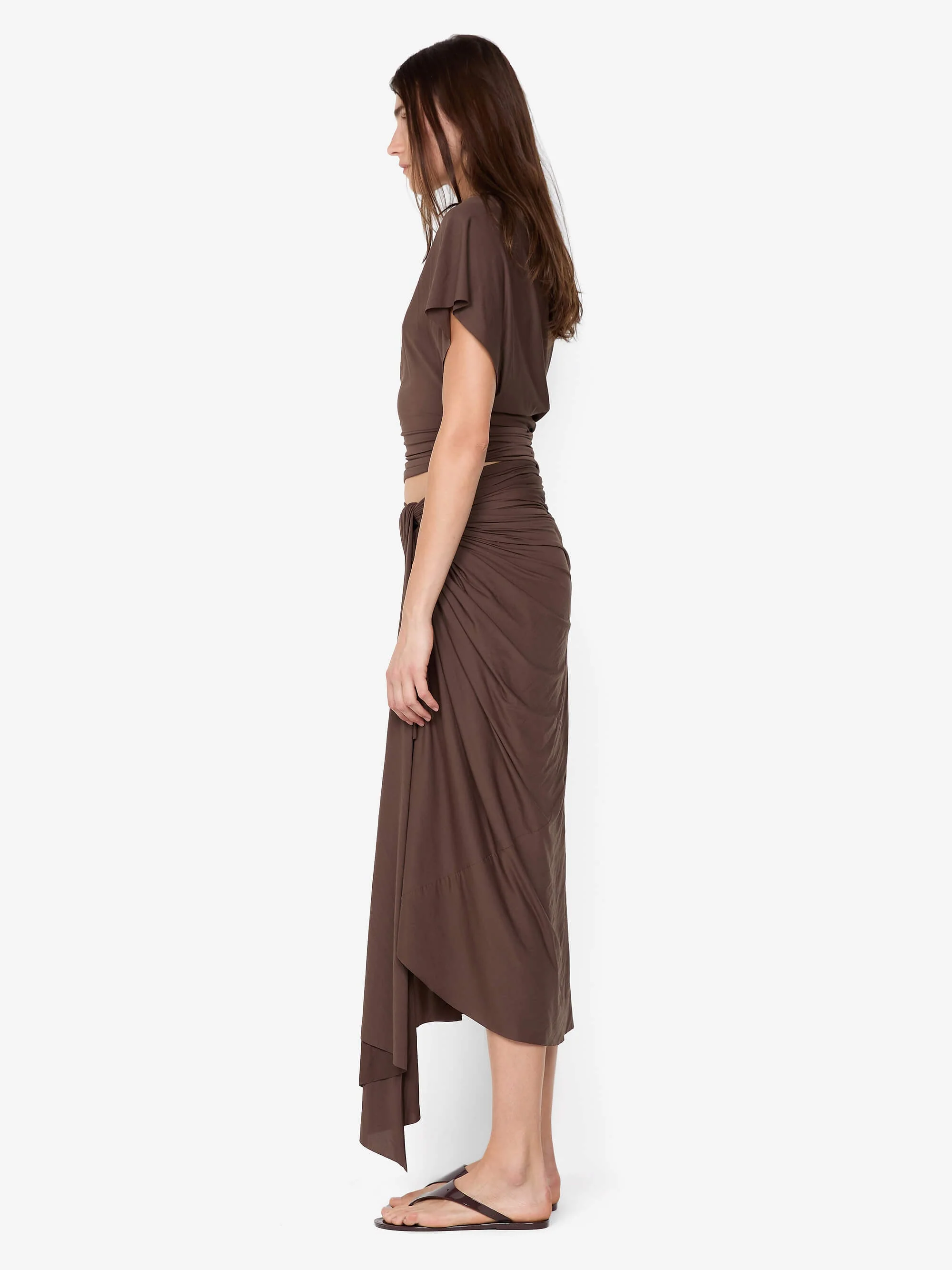 CLEMENTINE BATWING TOP - MILK CHOCOLATE - Image 3