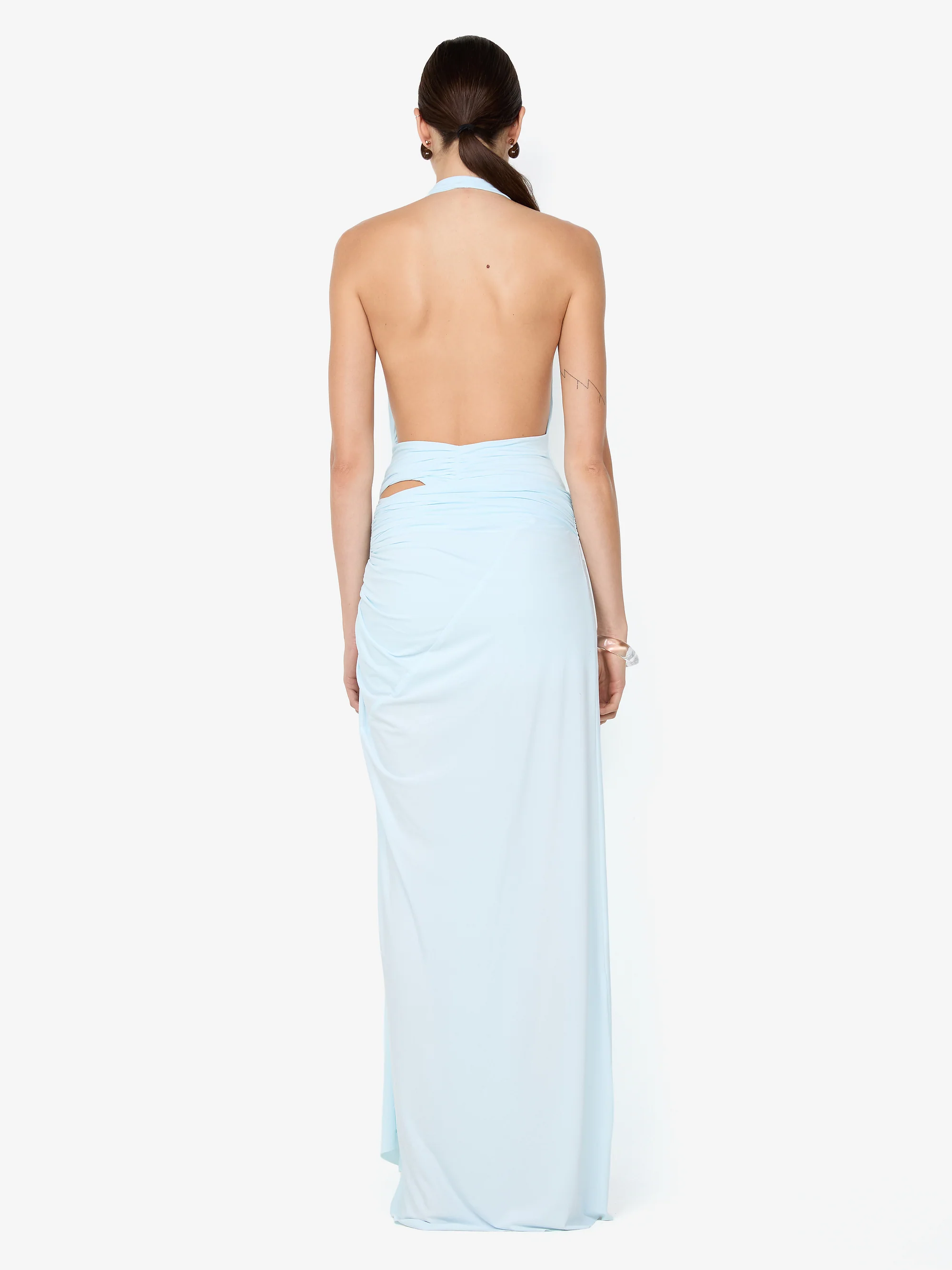 CLEMENTINE TWIST DRESS - ARCTIC BLUE - Image 4