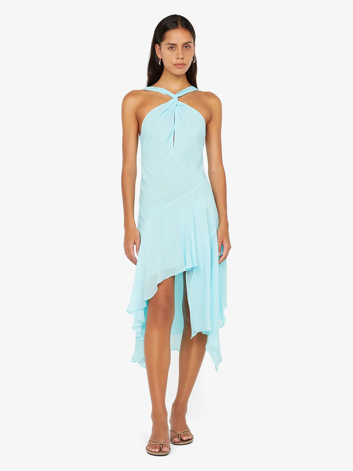 DANKA MIDI DRESS - TURQUOISE