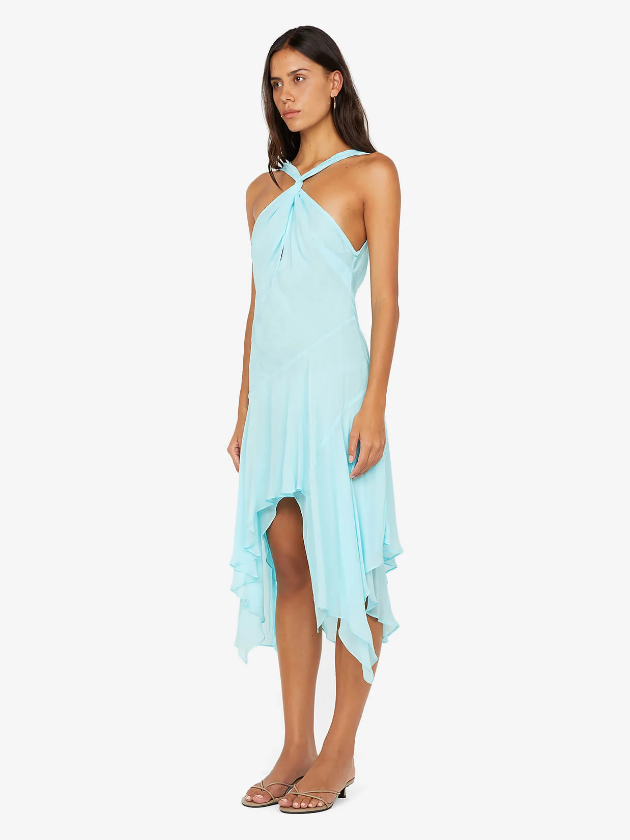 DANKA MIDI DRESS - TURQUOISE - Image 2