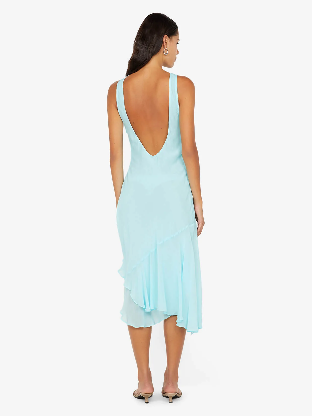 DANKA MIDI DRESS - TURQUOISE - Image 3