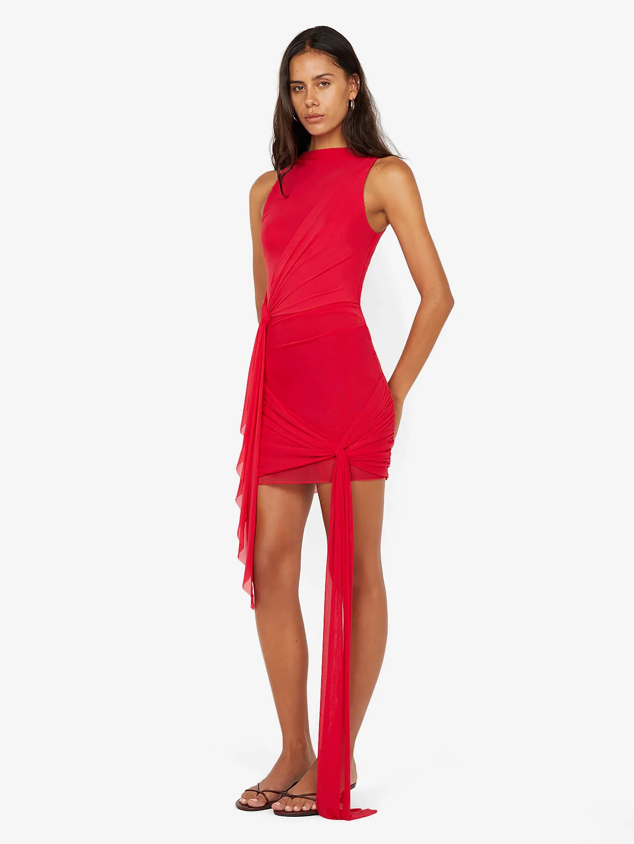 DEIJA MINI DRESS - STRAWBERRY - Image 2