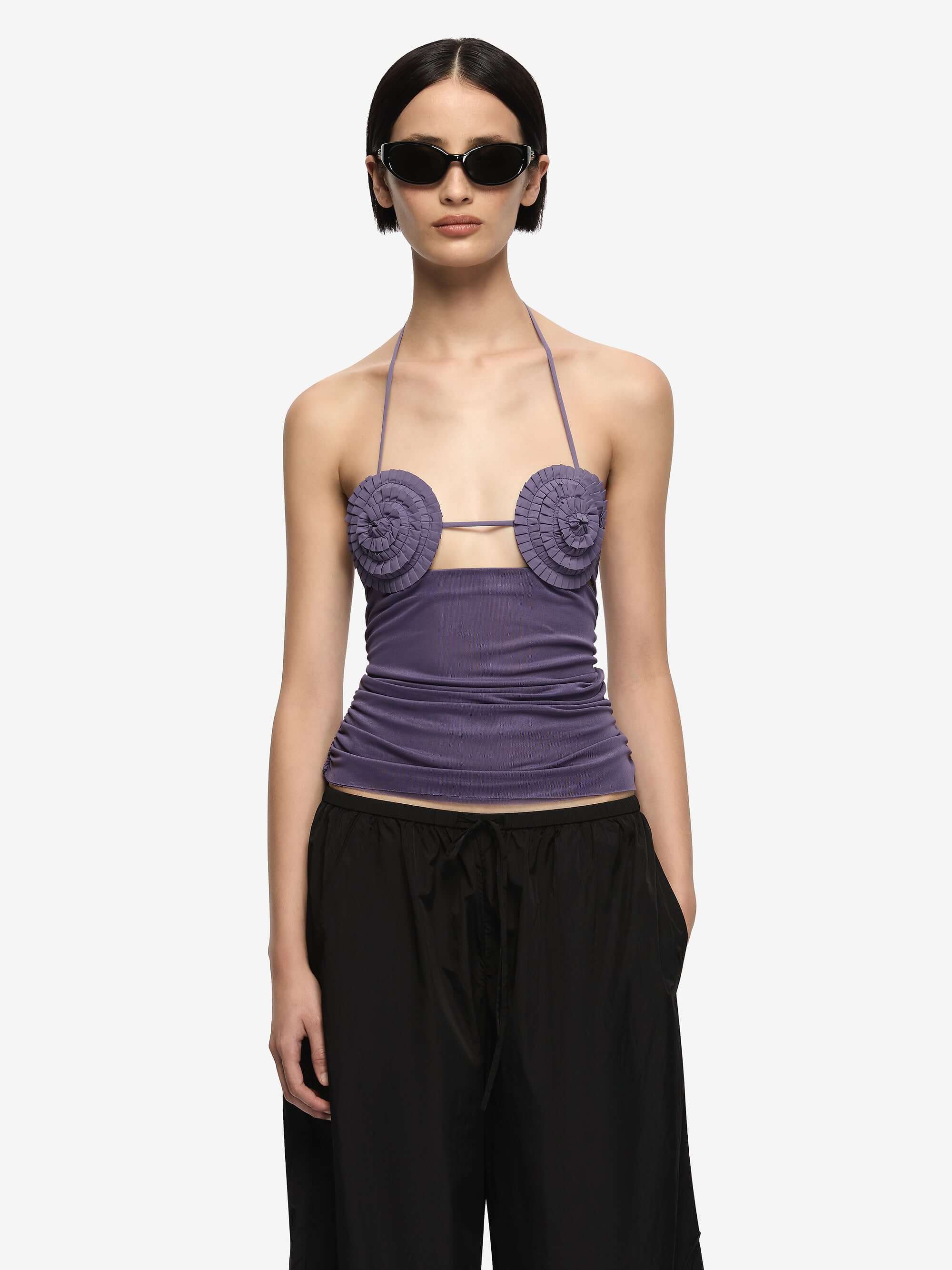 DELILA SPIRAL TOP - AMETHYST - Image 2