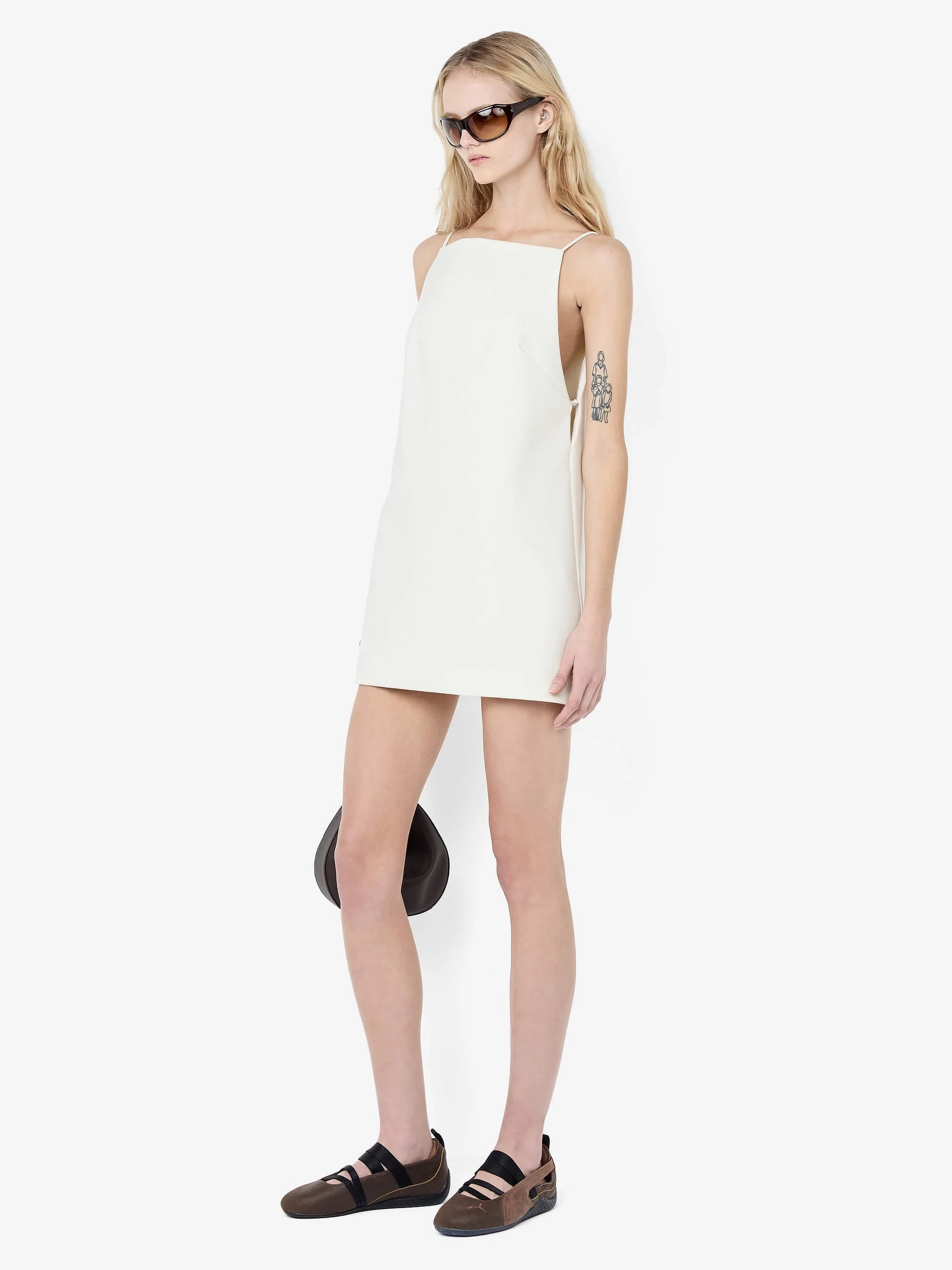 DEVYN MINI DRESS - CREAM - Image 3