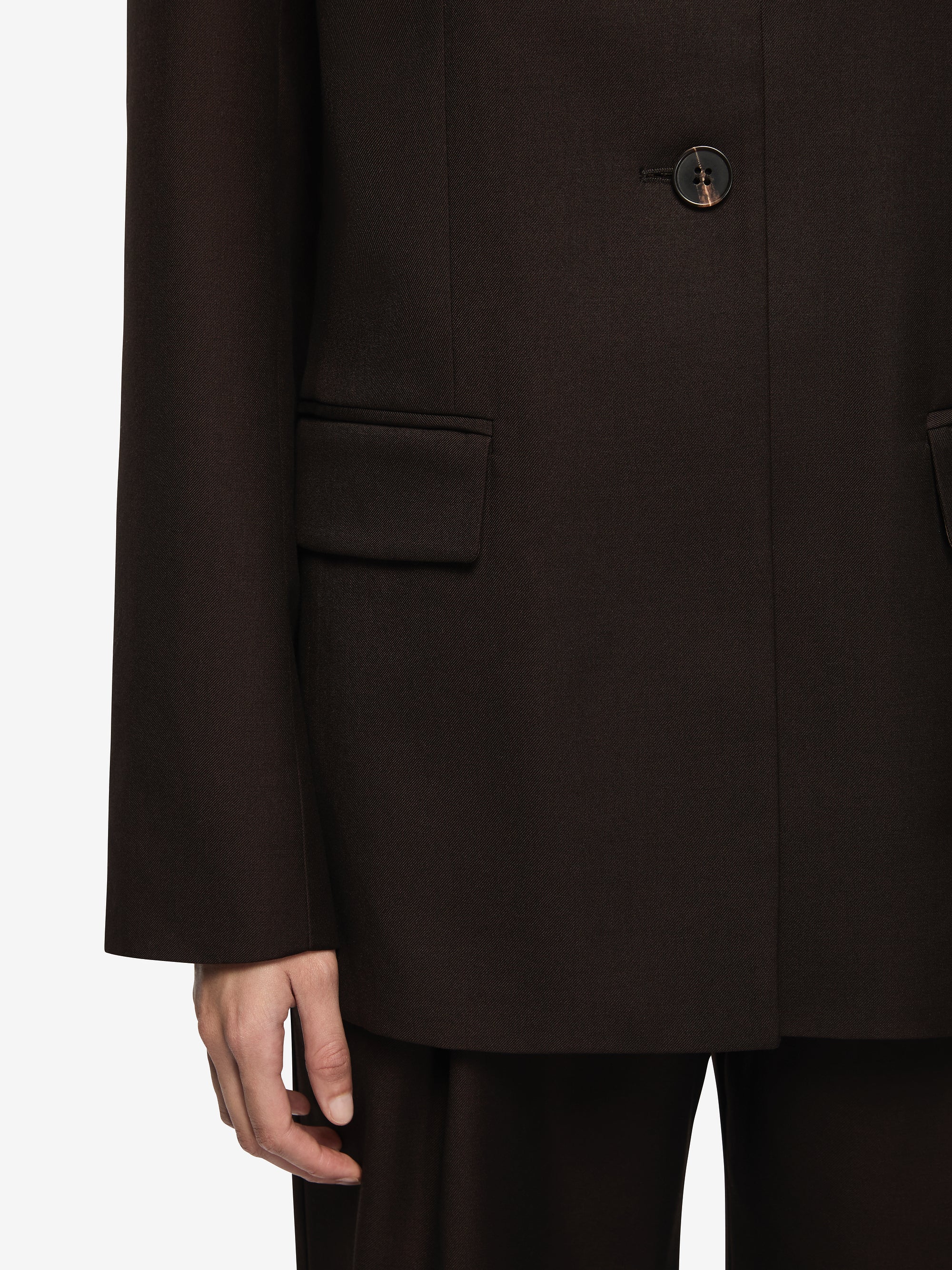 EDDIE BLAZER  - DARK CHOCOLATE - Image 4