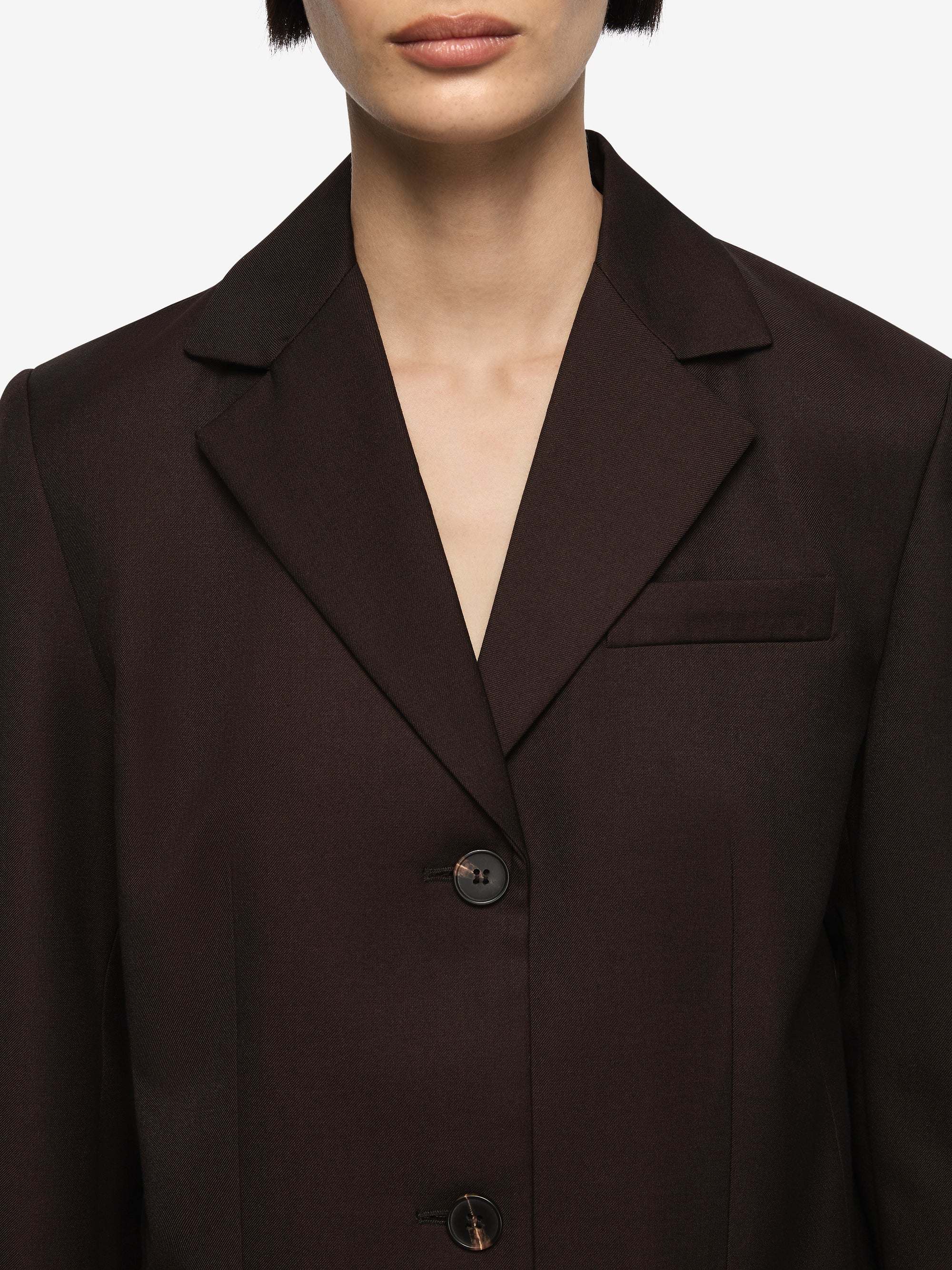 EDDIE BLAZER  - DARK CHOCOLATE - Image 5
