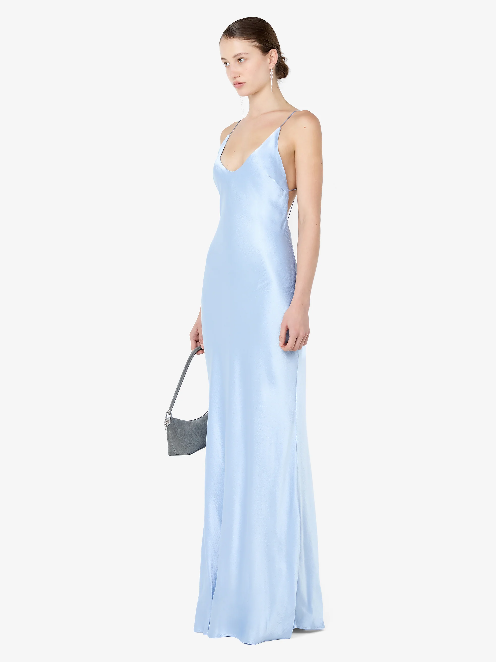FLORENCE SCOOP MAXI DRESS - MINERAL BLUE - Image 3