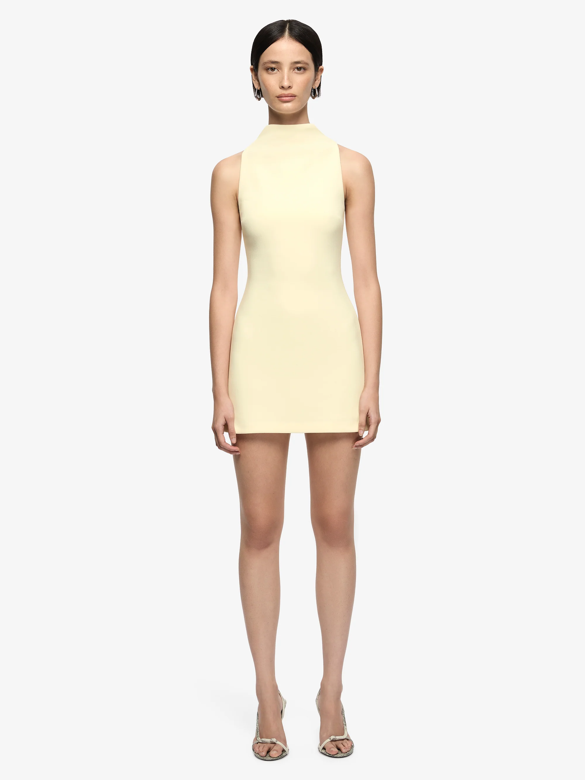 GEMMA RACER MINI DRESS - LEMON SORBET - Image 2