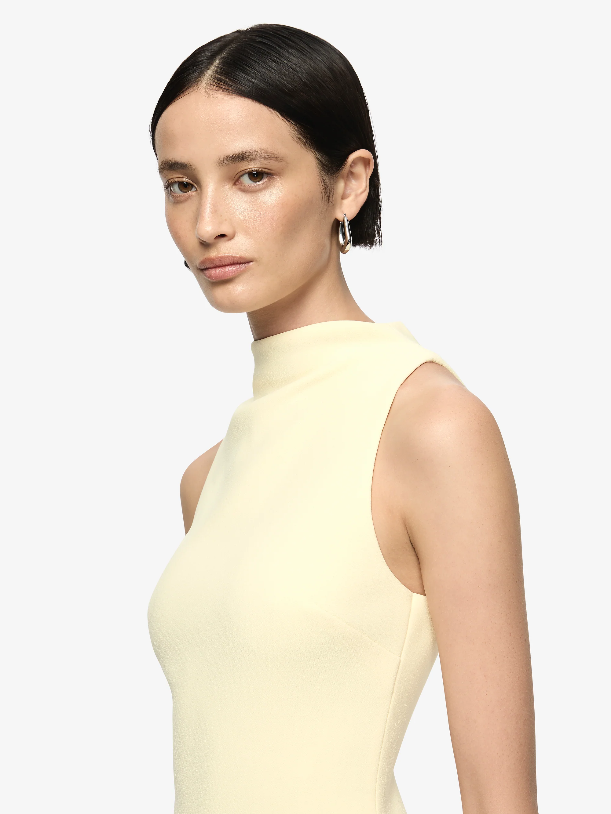 GEMMA RACER MINI DRESS - LEMON SORBET - Image 3