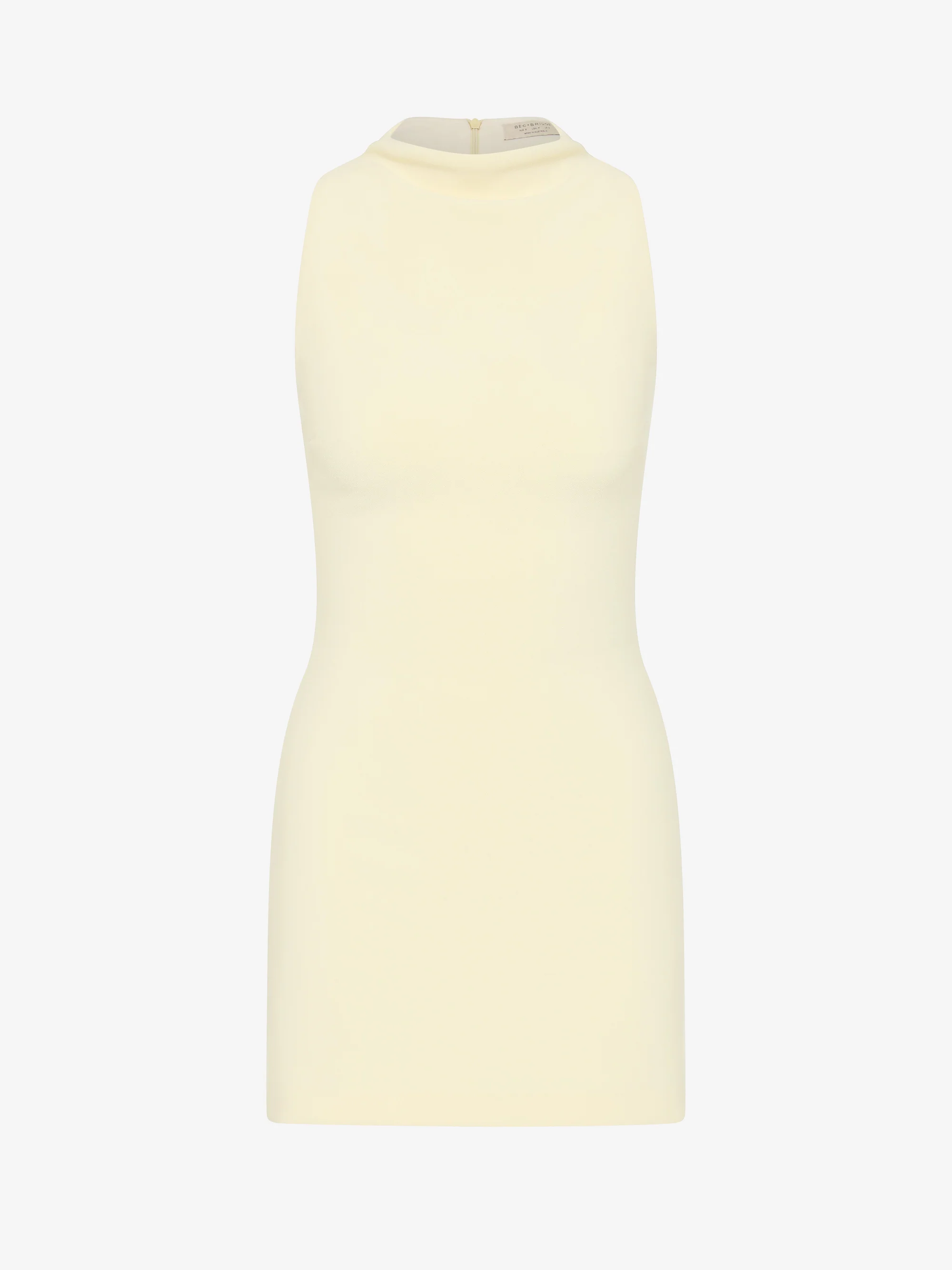 GEMMA RACER MINI DRESS - LEMON SORBET - Image 5