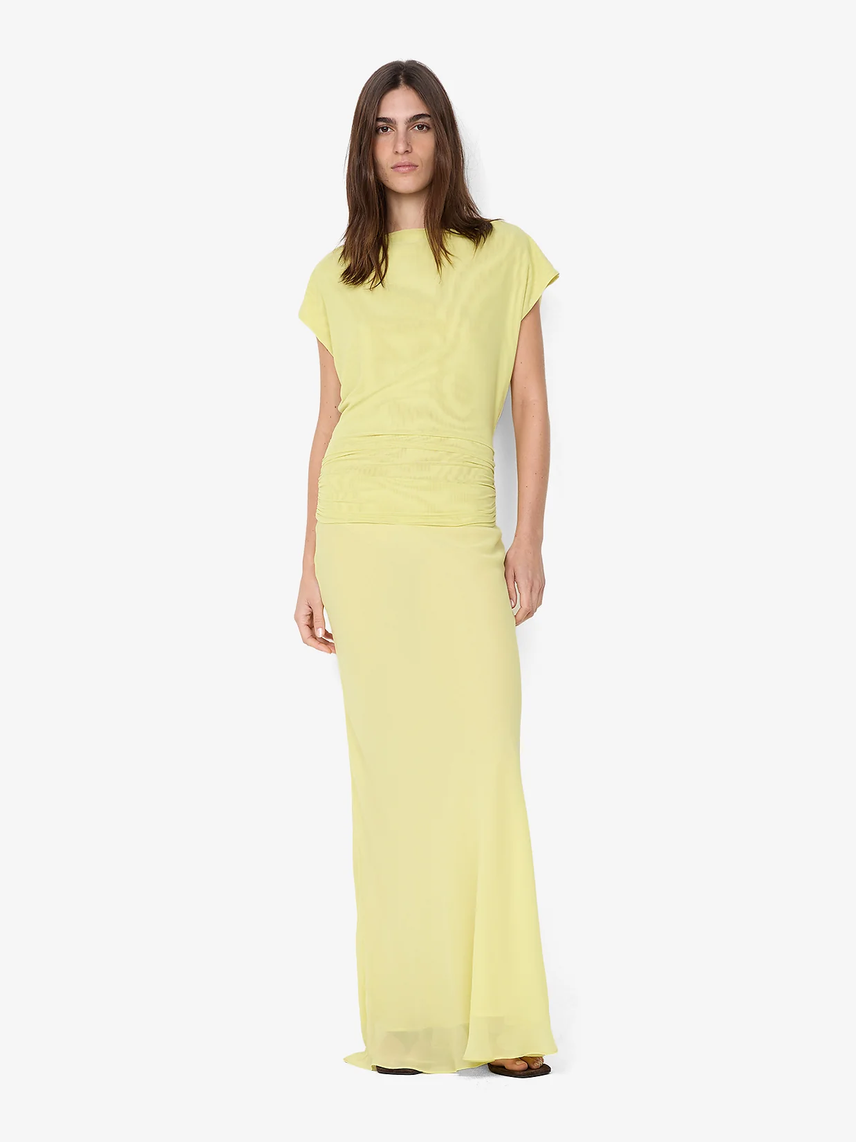 JEHNAYA ASYM MAXI DRESS - CITRUS