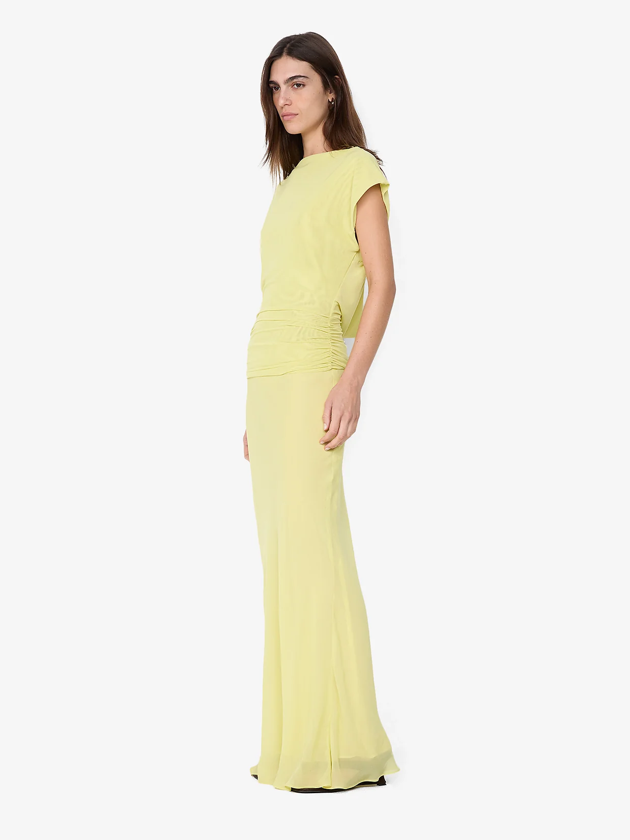 JEHNAYA ASYM MAXI DRESS - CITRUS - Image 4