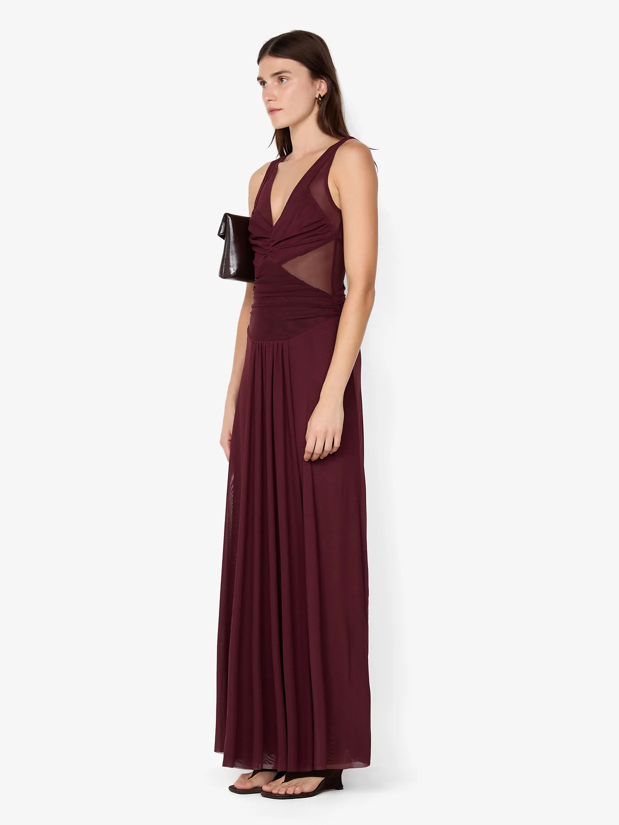 JIMENA MAXI DRESS - PLUM - Image 3