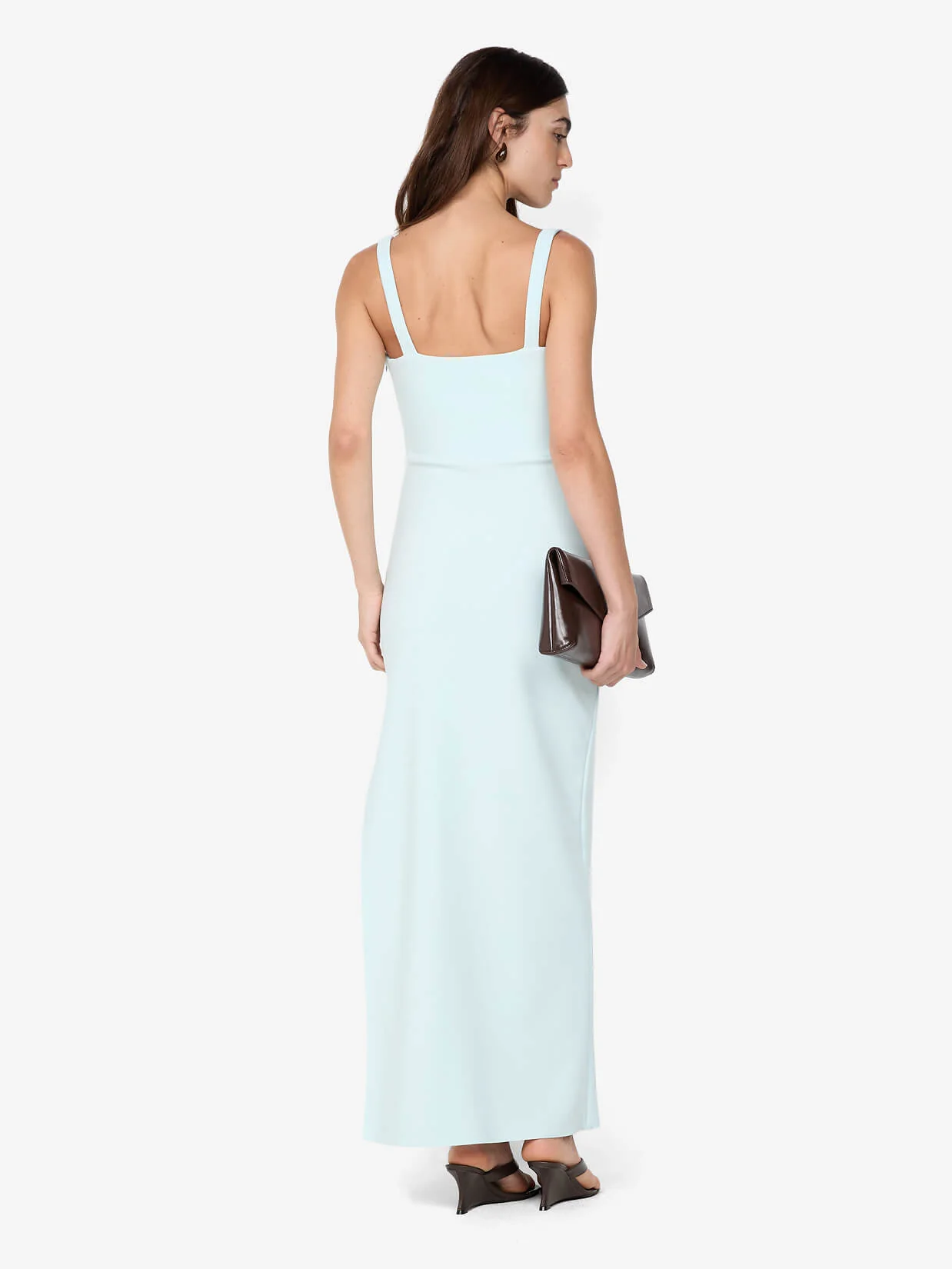 LEORA TUCK MAXI DRESS - ARCTIC BLUE - Image 3