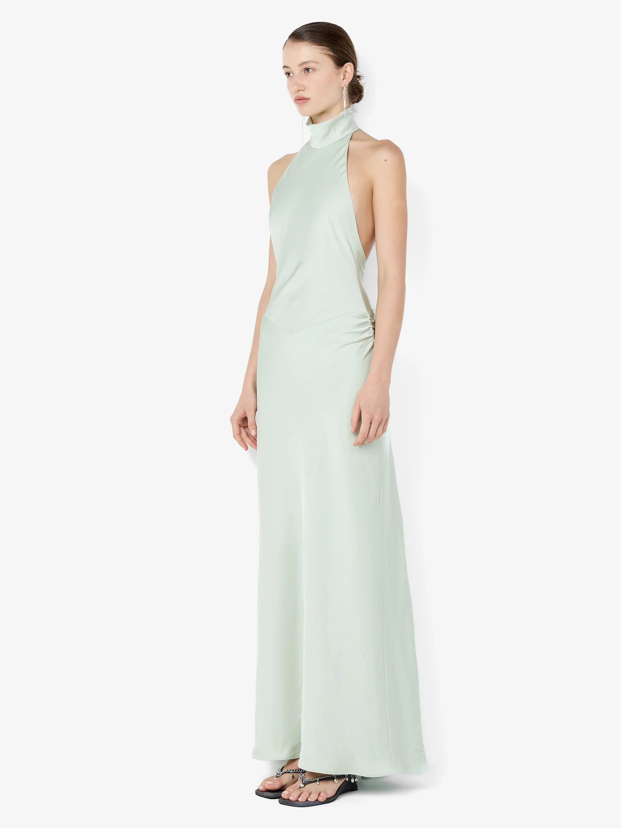 LISETTE HALTER MAXI DRESS - MINT - Image 2