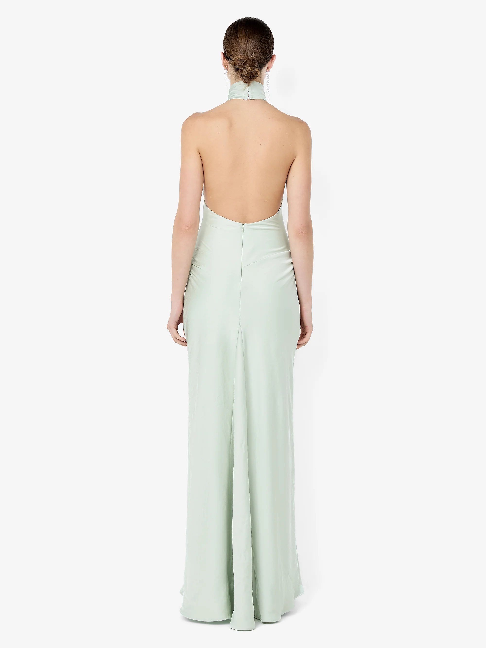 LISETTE HALTER MAXI DRESS - MINT - Image 3