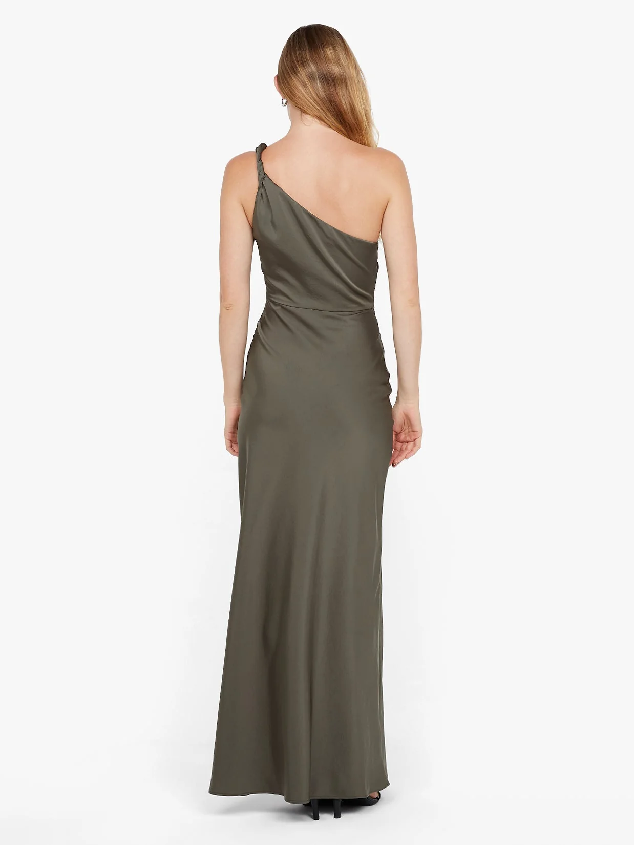 LUNETTA ASYM DRESS - DARK WILLOW - Image 2
