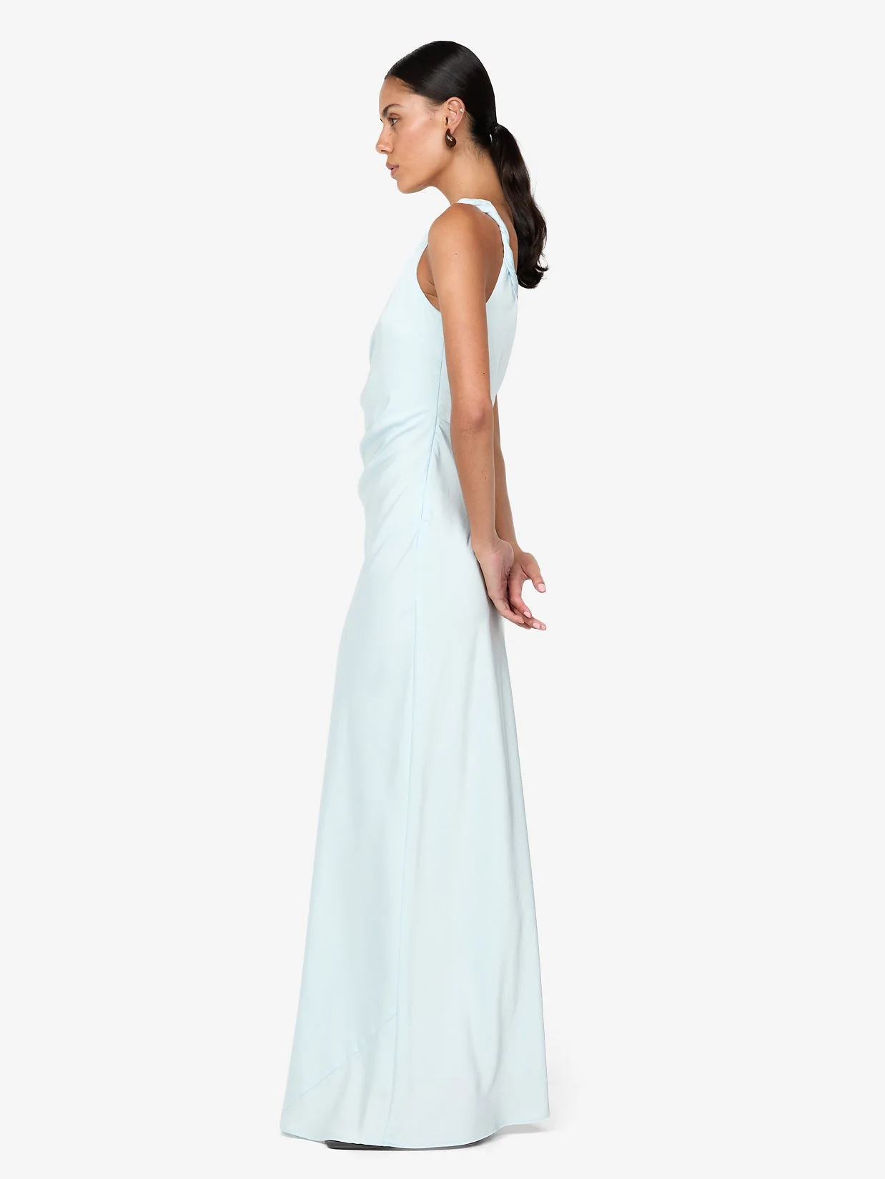LUNETTA TWIST STRAP DRESS - ARCTIC BLUE - Image 3