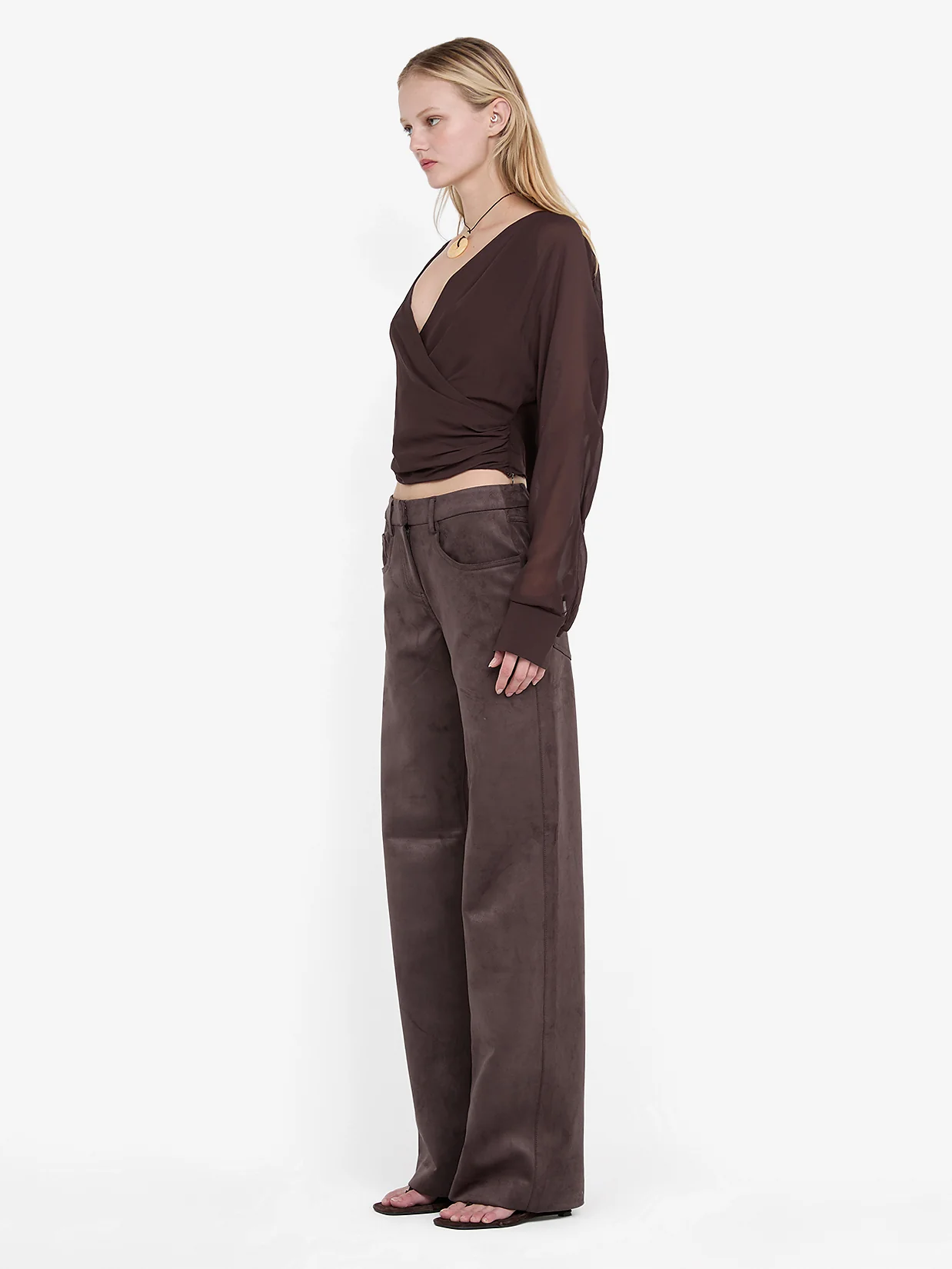 LYON PANT - CHOC - Image 4