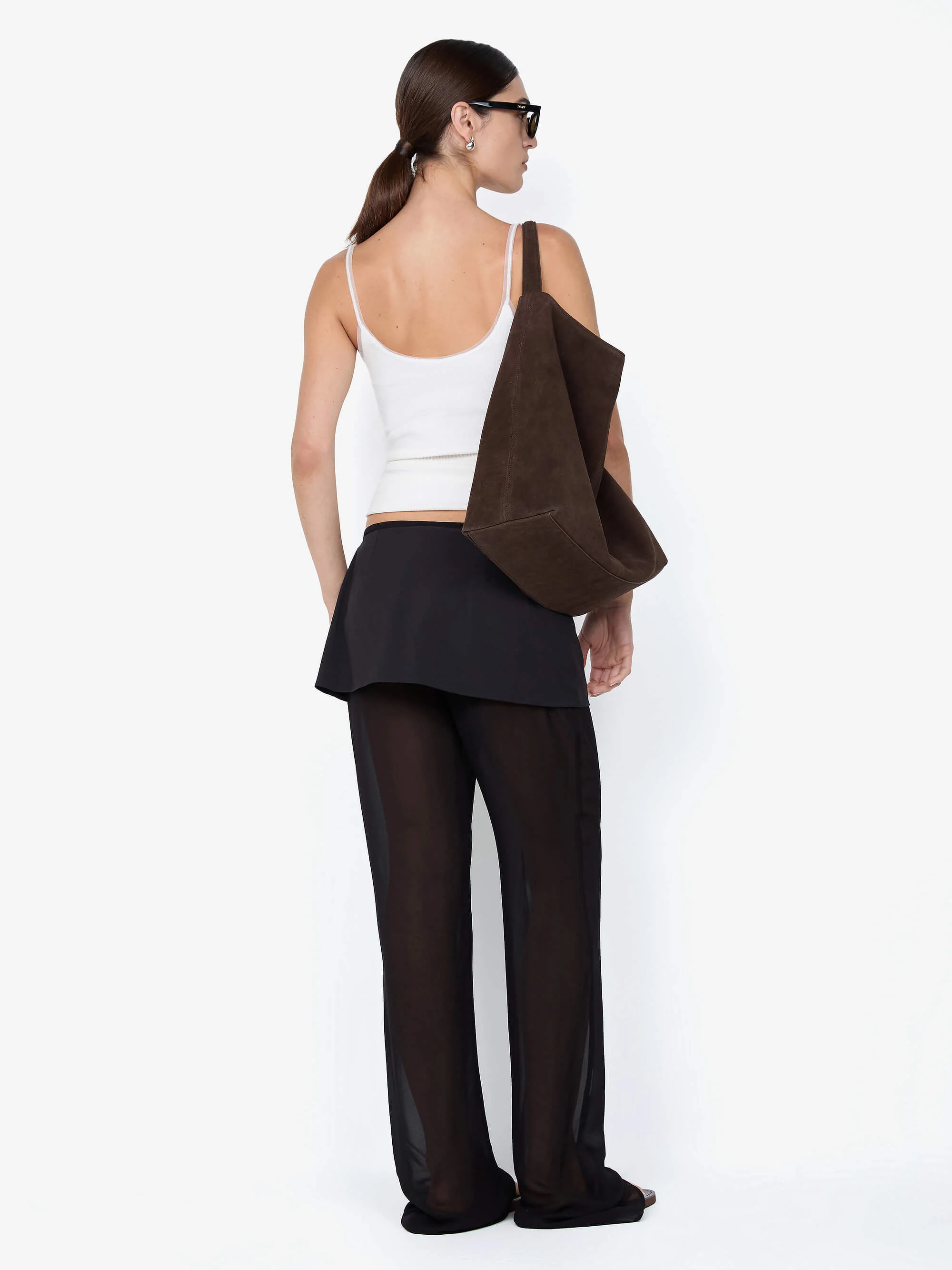 MARALIA OVERLAY PANT - BLACK - Image 4