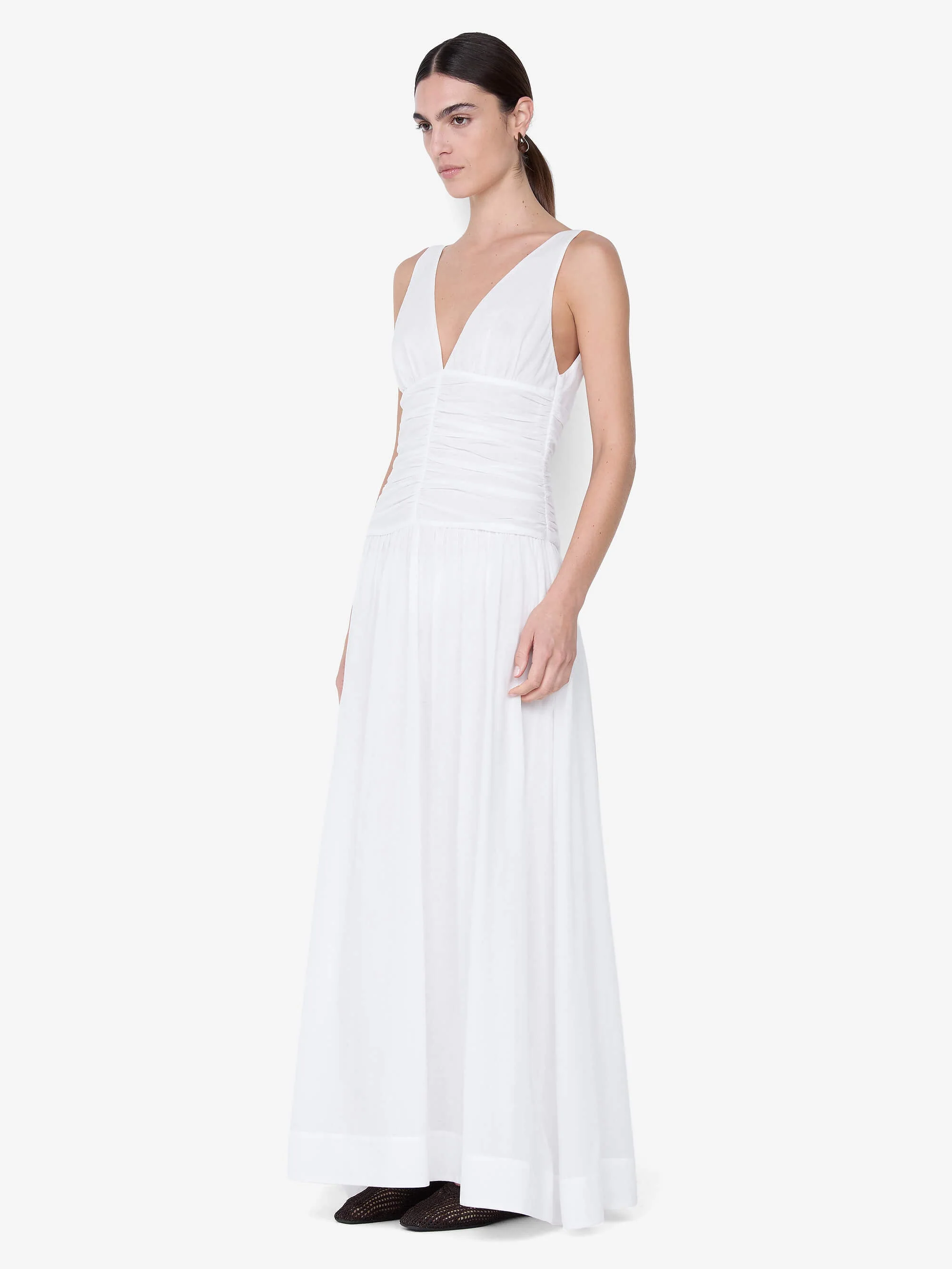 MARLOWE MAXI DRESS - WHITE - Image 3