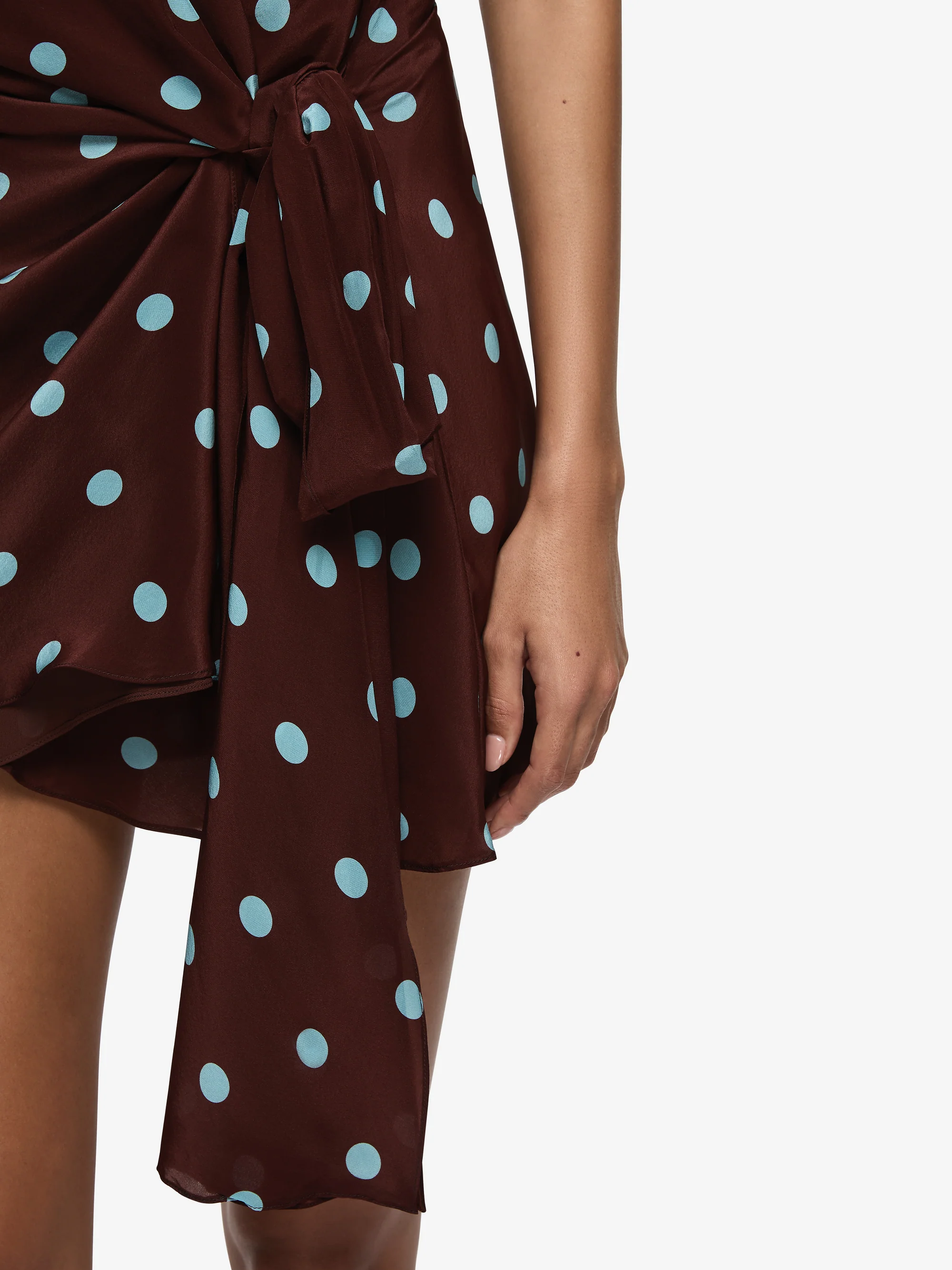 MATHILDE HALTER MINI DRESS - POLKA DOT - Image 3