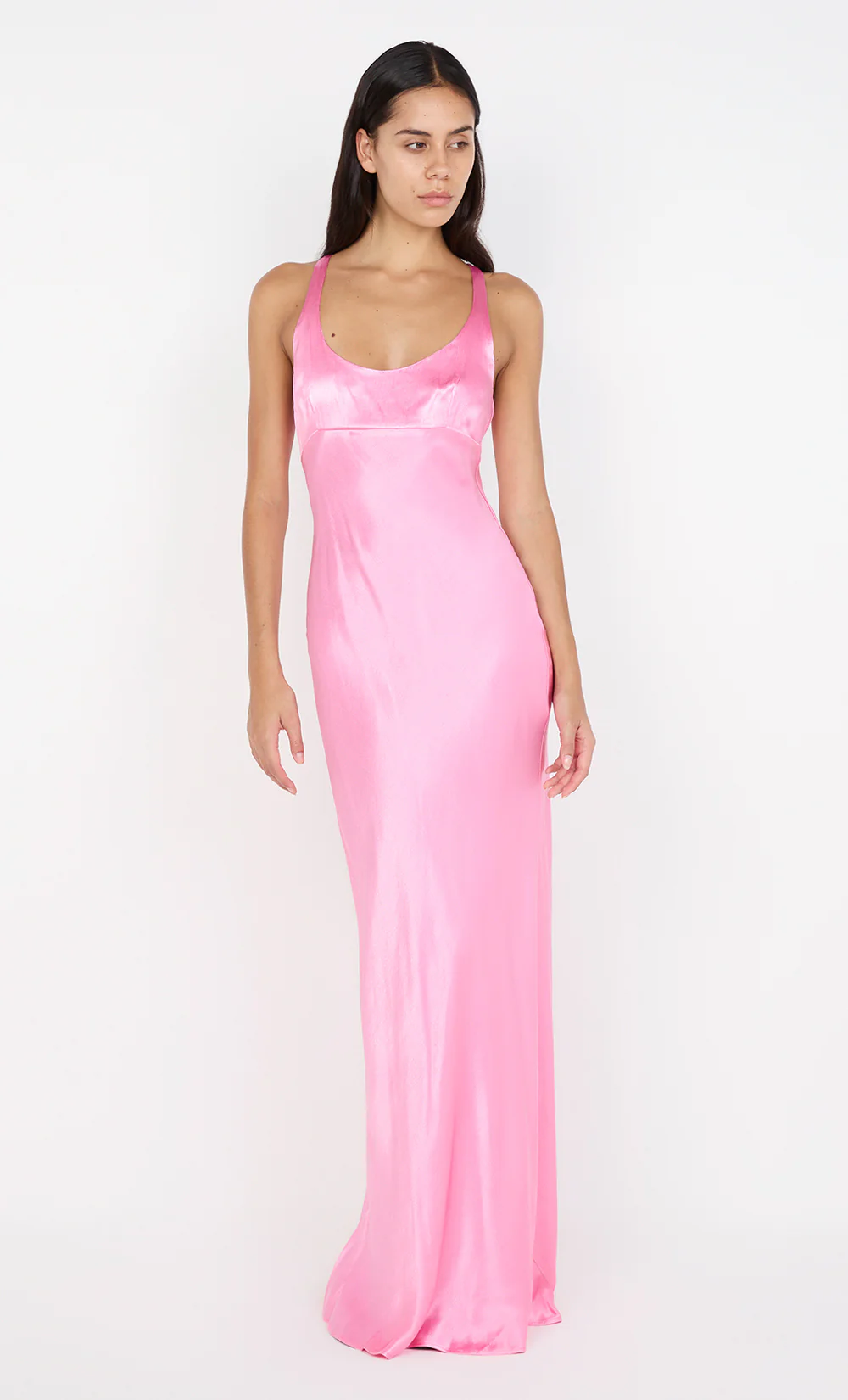 MAXINA CROSSOVER DRESS - CANDY PINK - Image 4