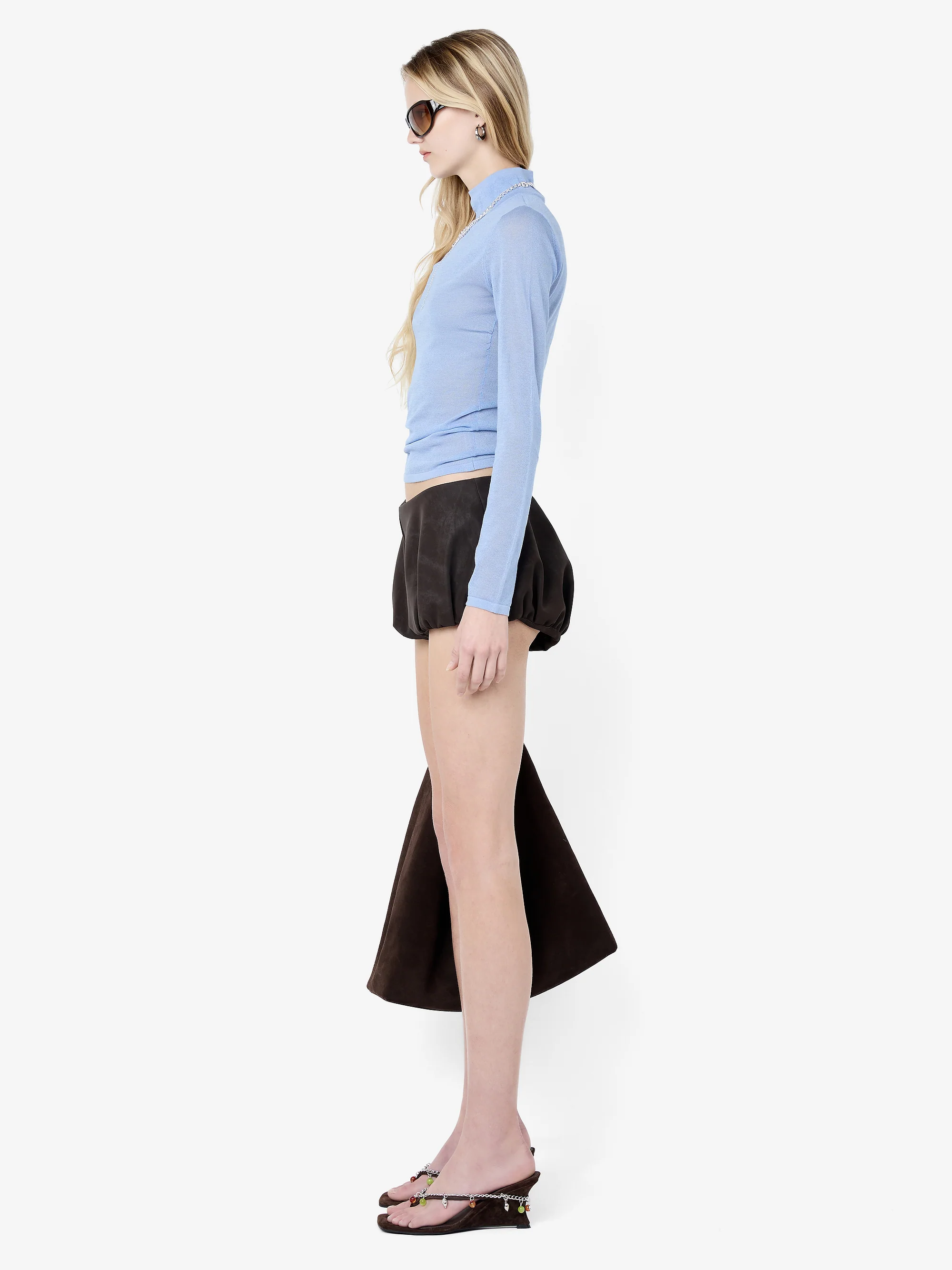 MELROSE SKIVVY - CHAMBRAY BLUE - Image 3
