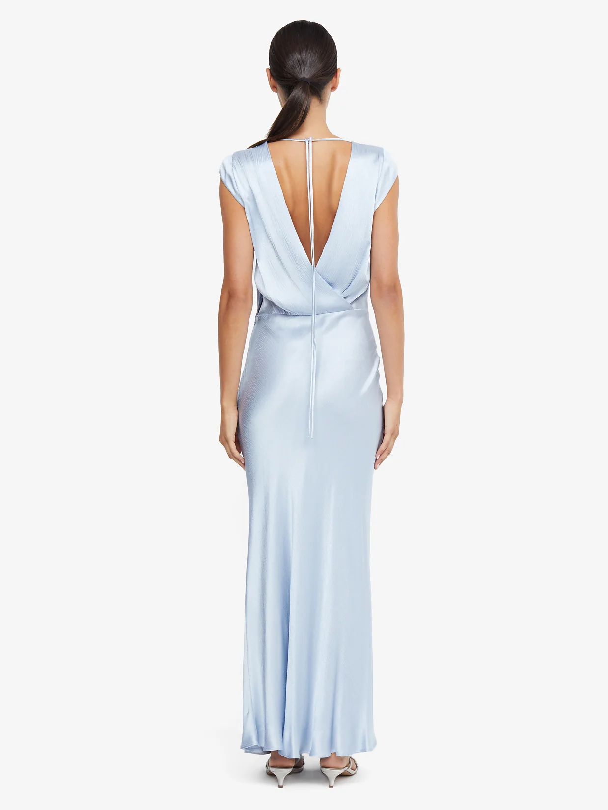 MOON DANCE MAXI DRESS - DUSTY BLUE - Image 4