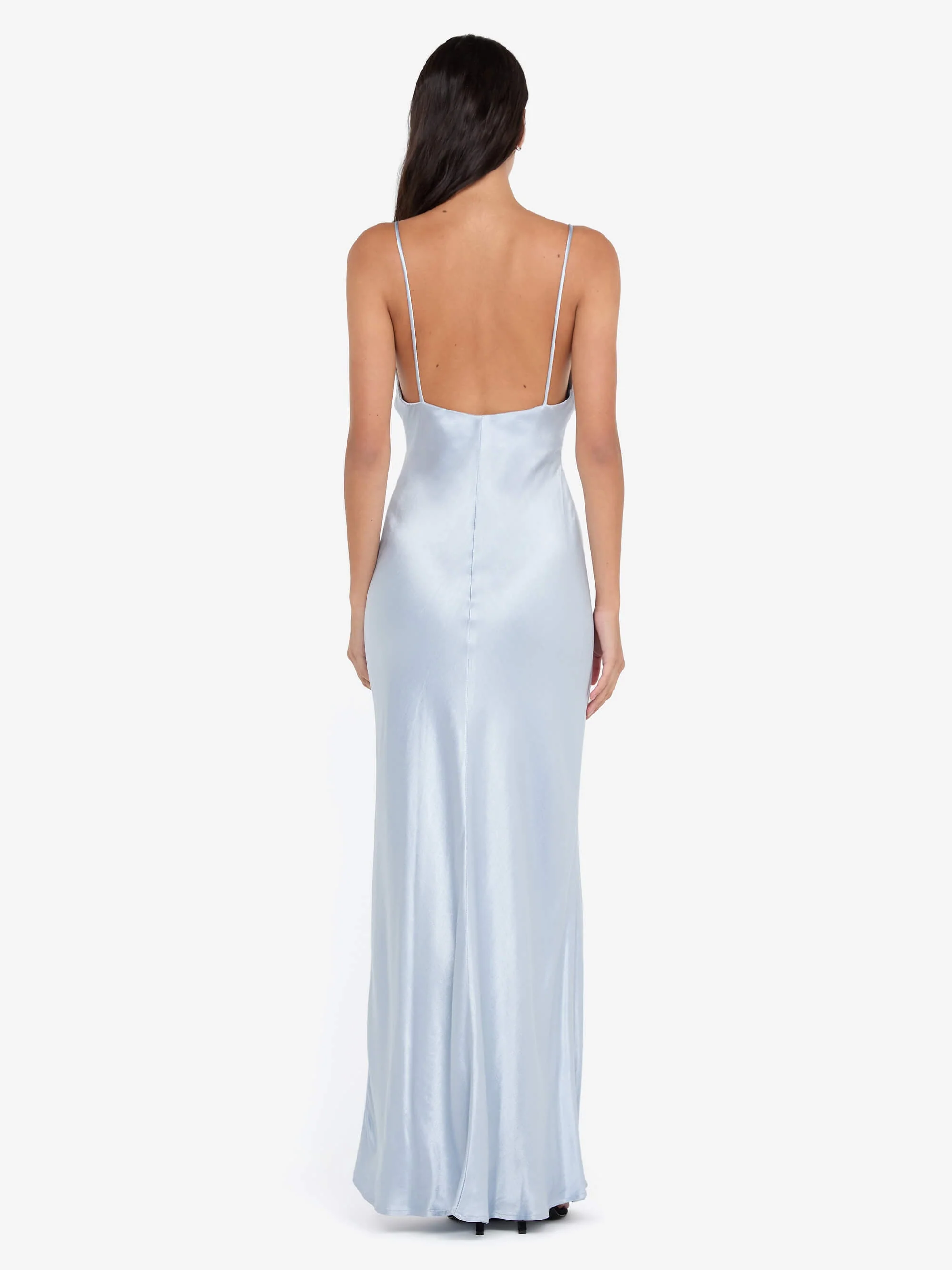 MOON DANCE V MAXI DRESS - DUSTY BLUE - Image 4